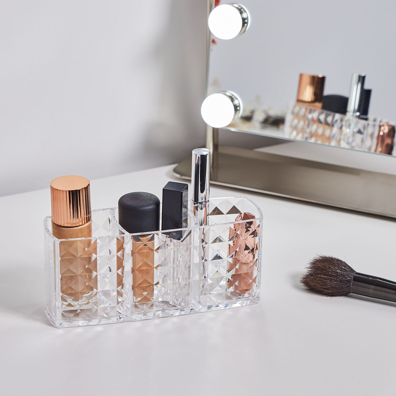 Cosmetic Diamond Brush Organiser