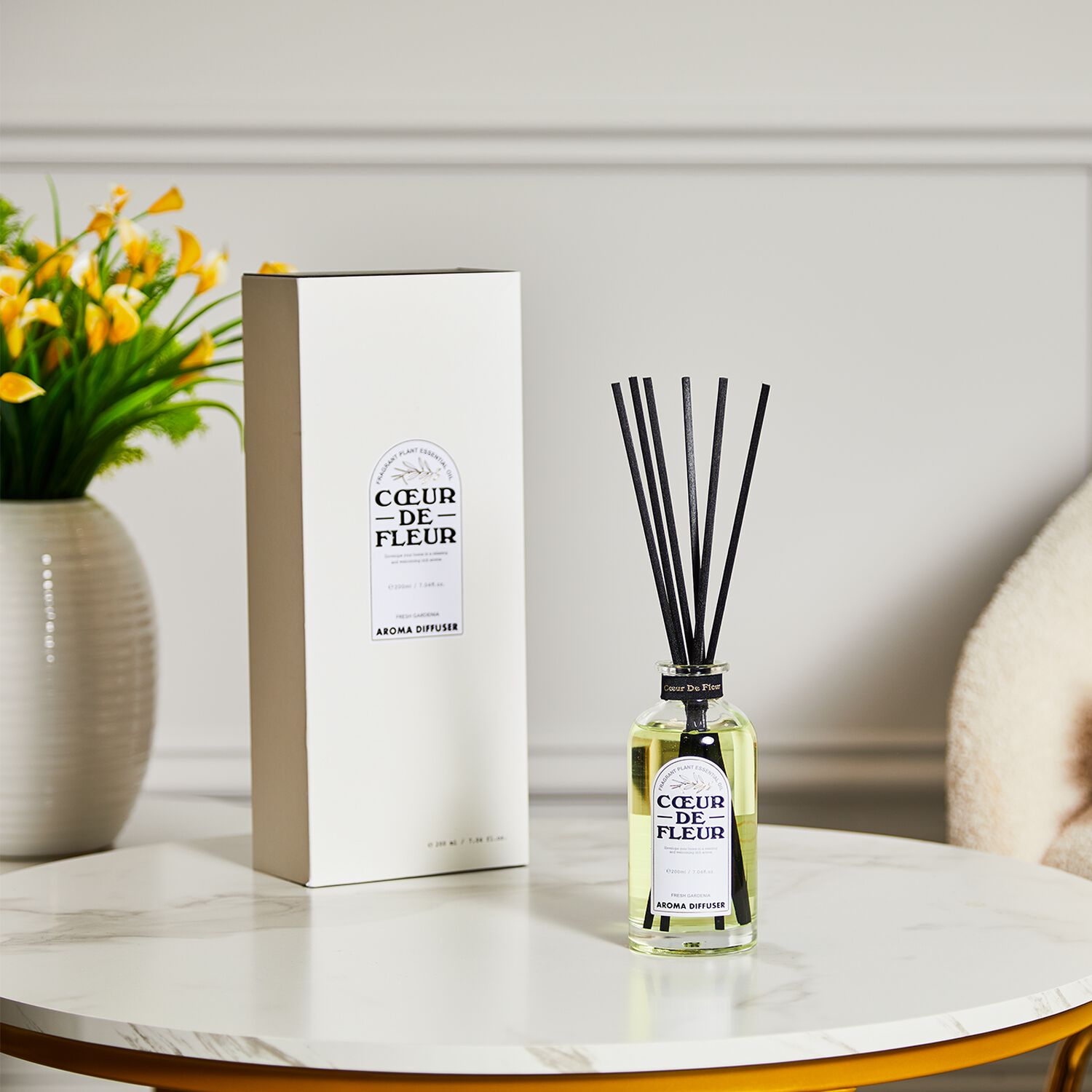 Couer De Fleur Fresh Gardenia 200ml Reed Diffuser