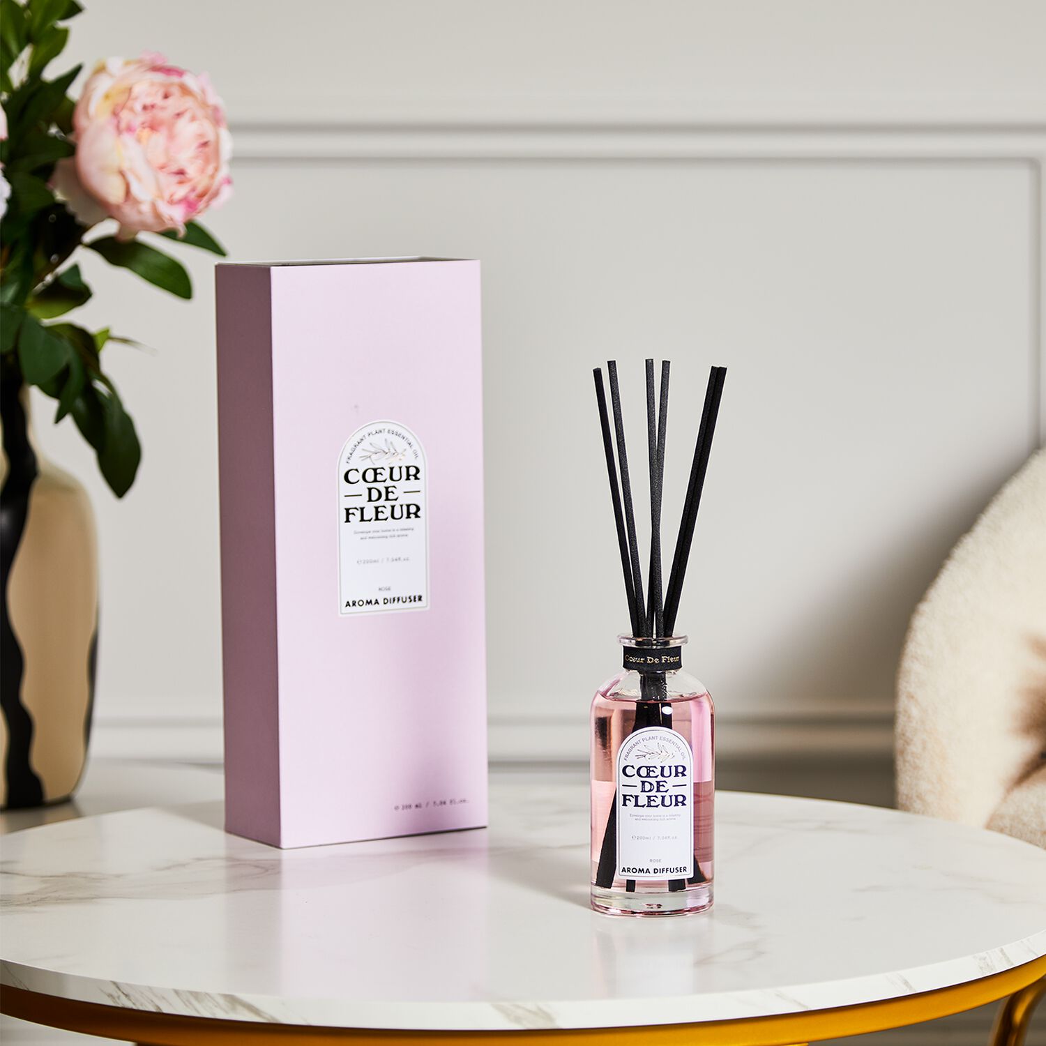Couer De Fleur Rose 200ml Reed Diffuser