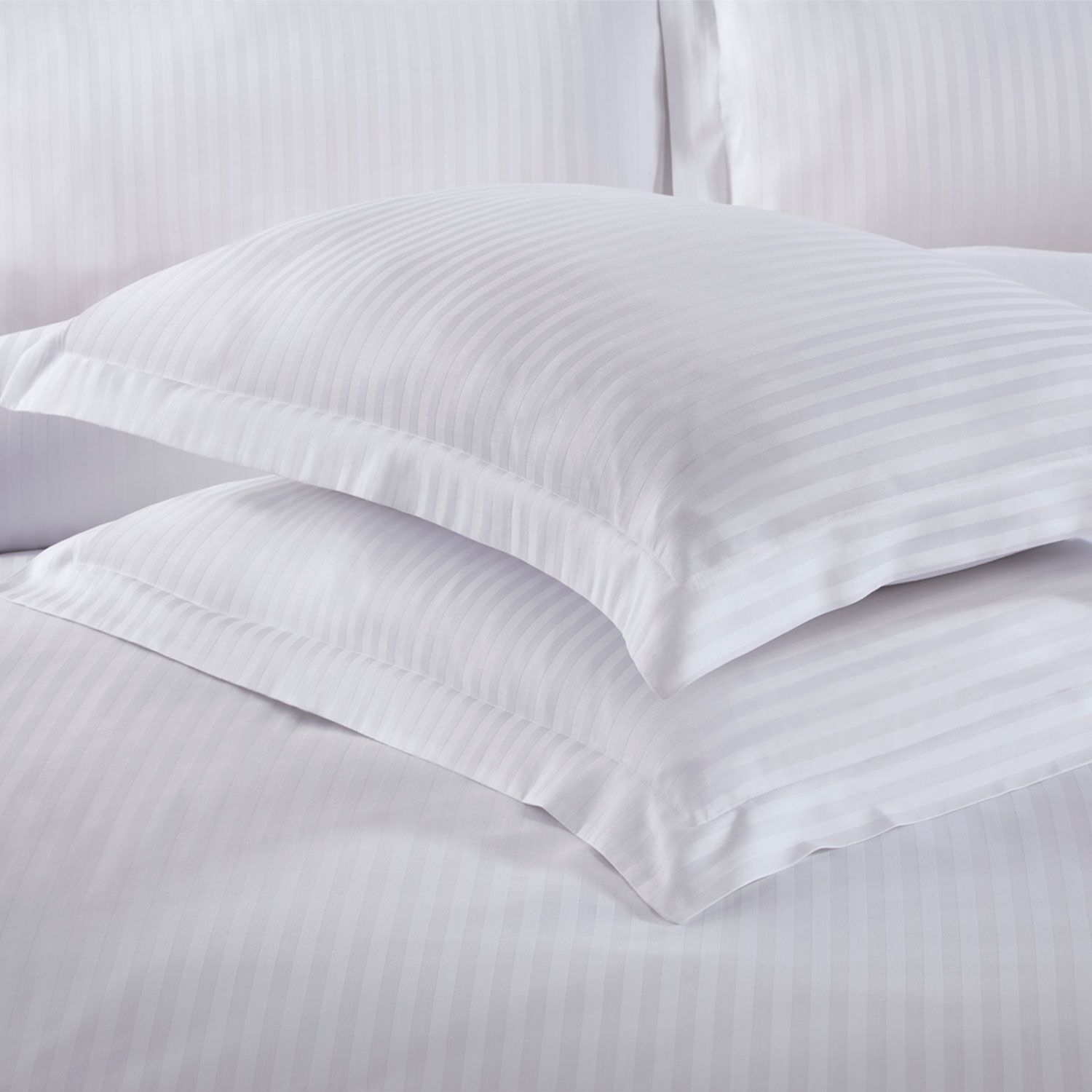 Crossabeigh Stripe 300TC Oxford Pillowcase Pair