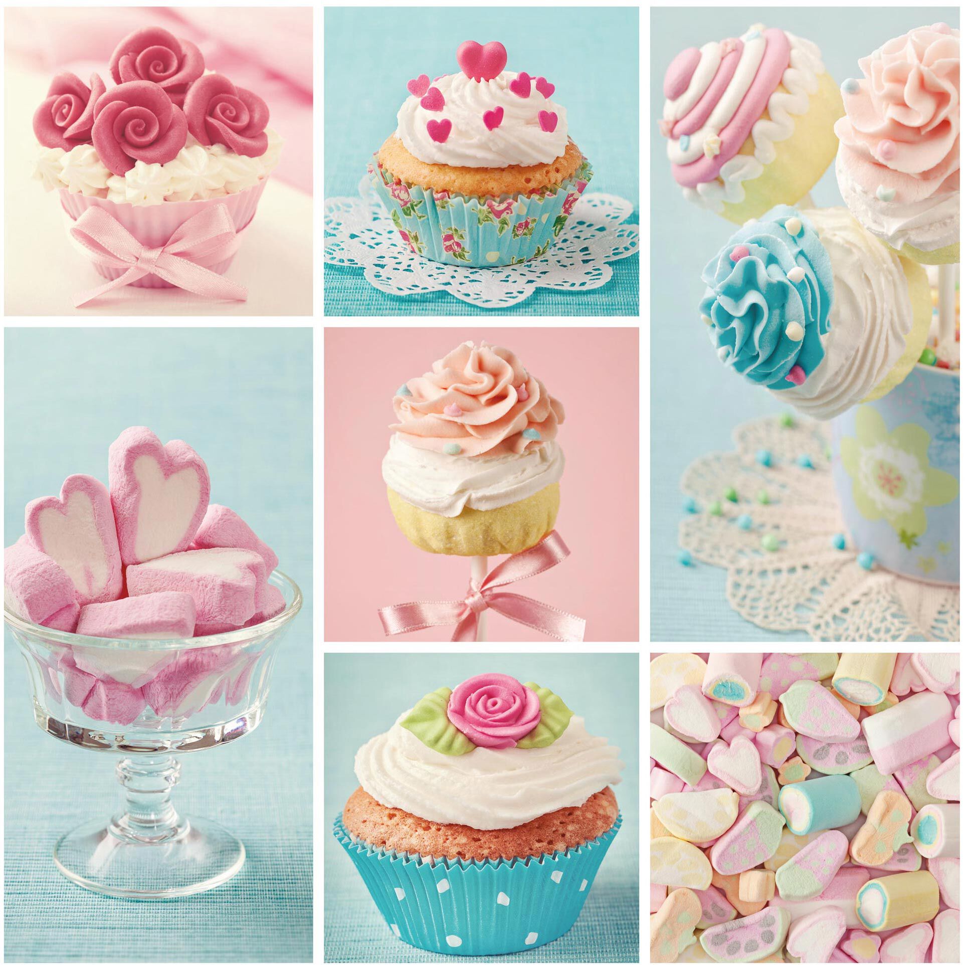 Cupcakes and Sweets Napkins 20 Pack