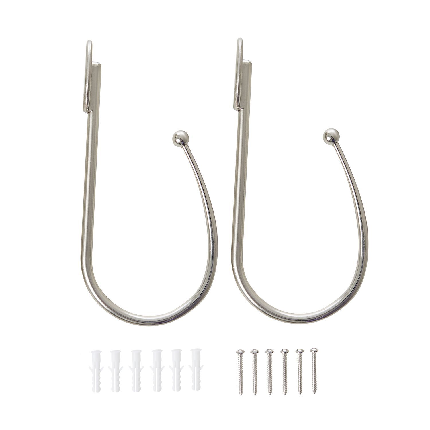 Holdback Brushed Nickel