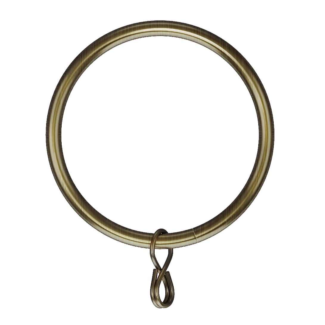 Metal Rings Antique Brass 50mm 10pk