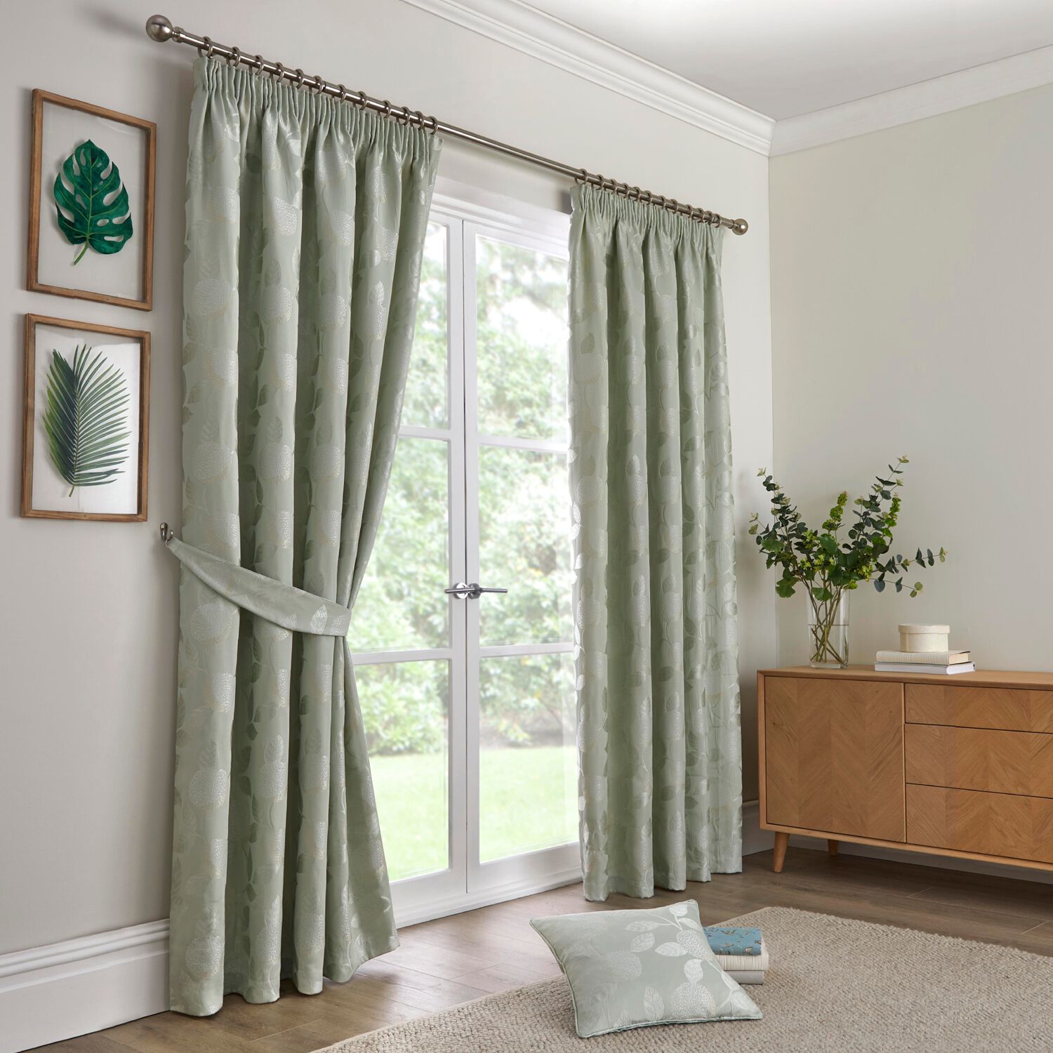 CURTINA BRAMFORD GREEN 90x90 Curtain