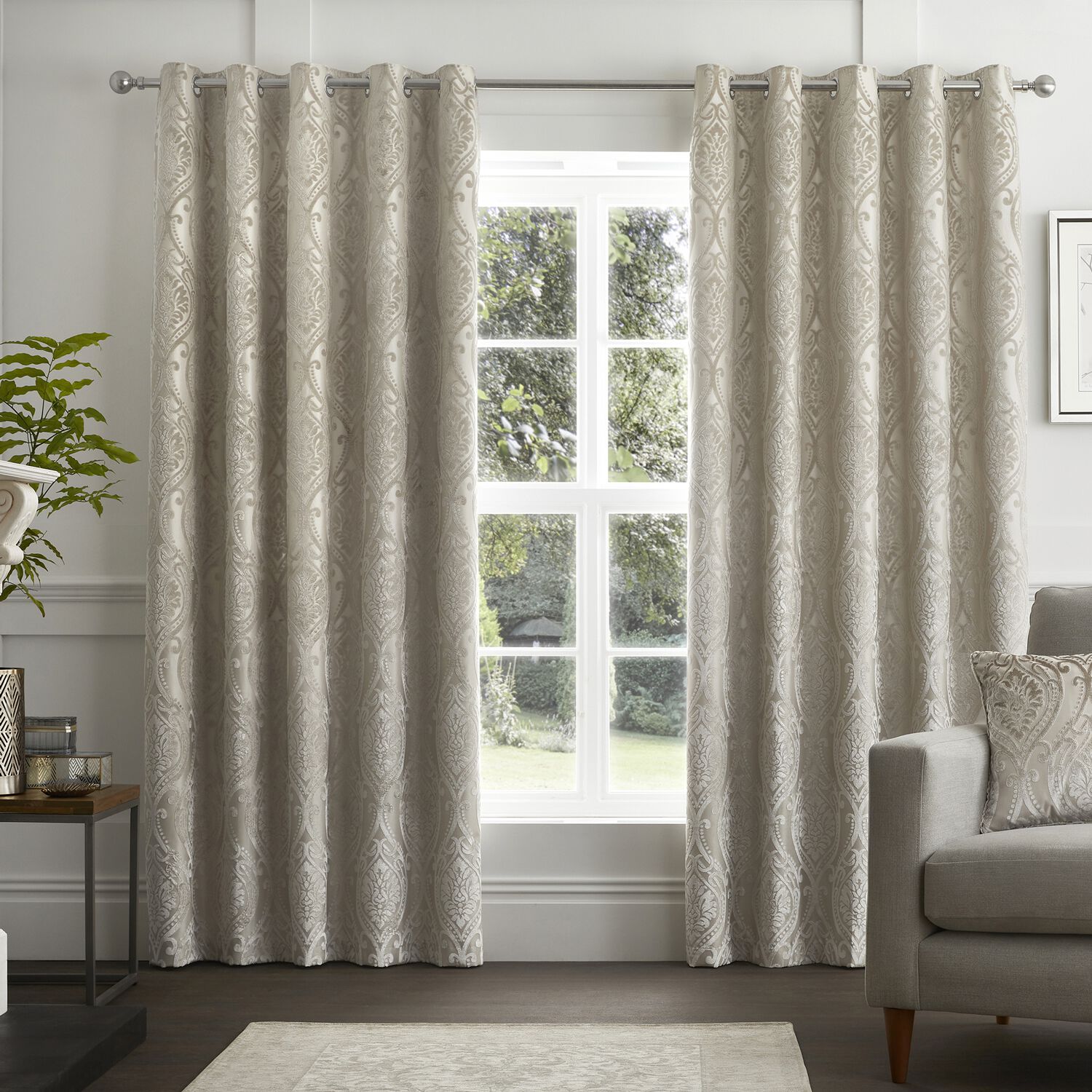 CURTINA CHATEAU NATURAL 66x54 Curtain