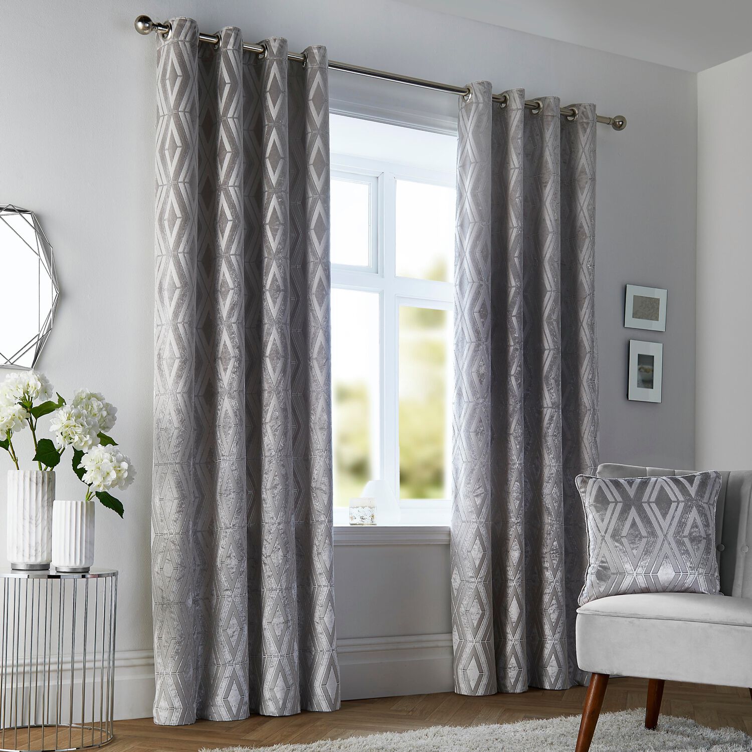 CURTINA MARCO SILVER 66x54 Curtain