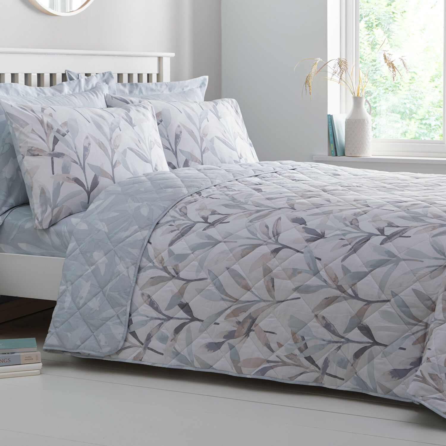 Dakota Bedspread 200cm x 220cm - Duck Egg