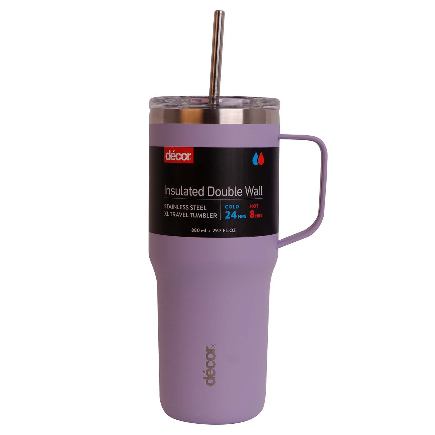 Decor 880ml Stainless Steel Vacuum Travel Cup
