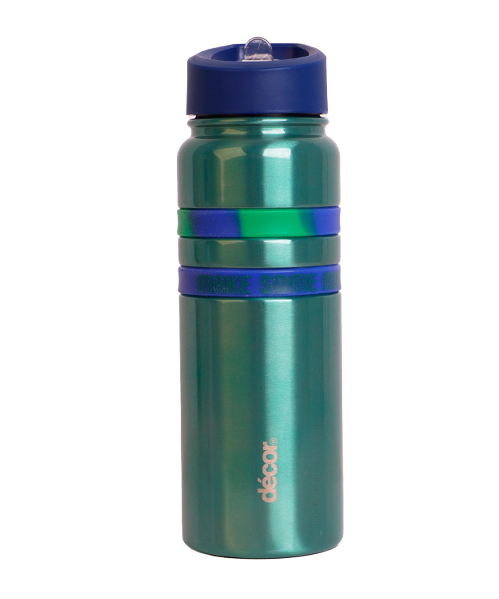 Decor Duo Bands 750ml Green Stainless Steel Bottle
