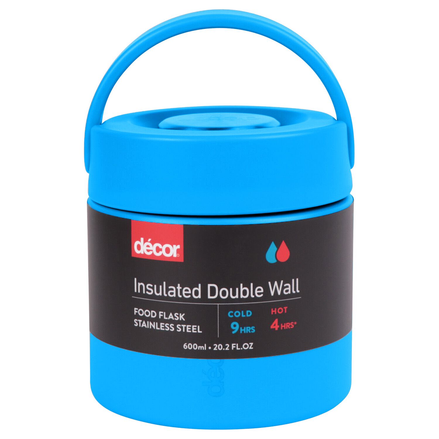 Decor Turquoise 585ml Vacuum Food Flask