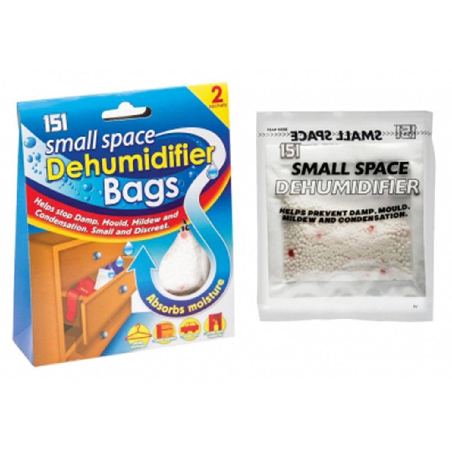 Dehumidifier Bags 2 Pack