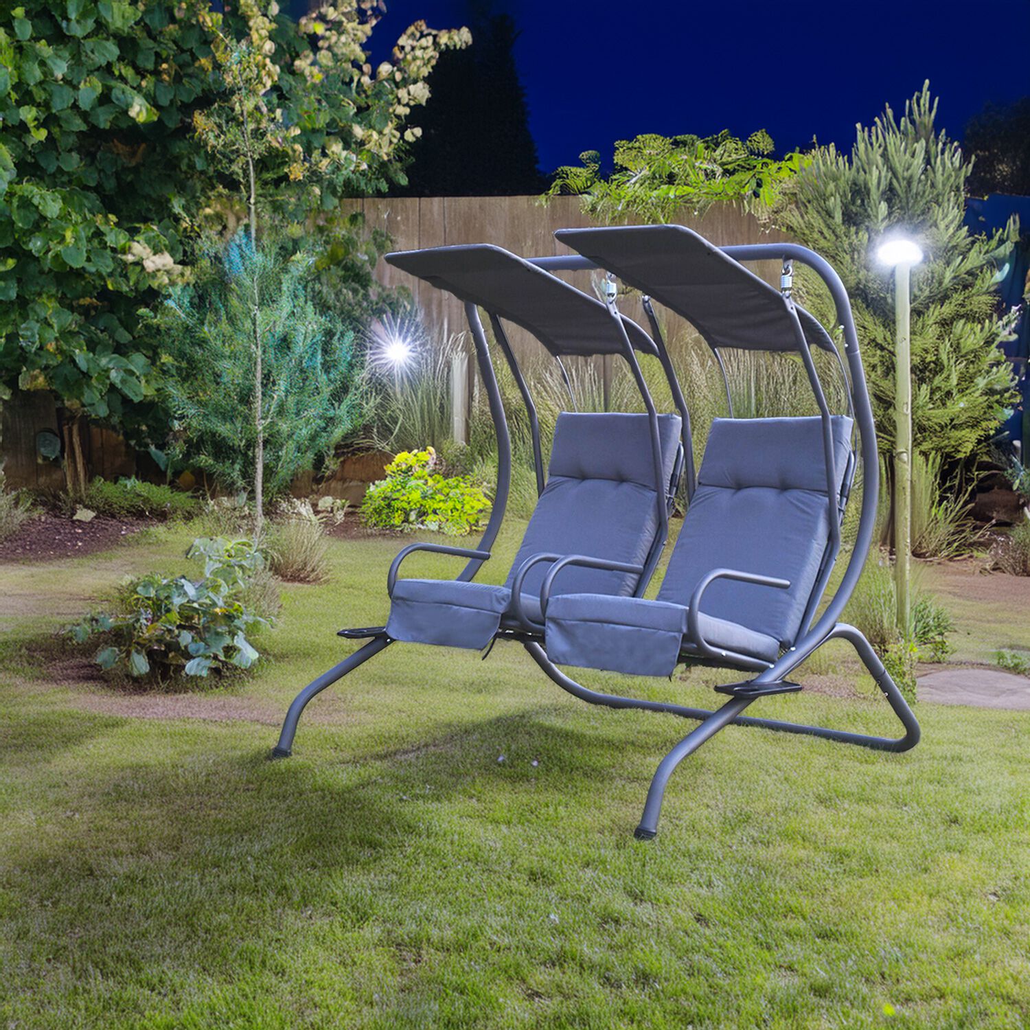 Deluxe Double Garden Swing