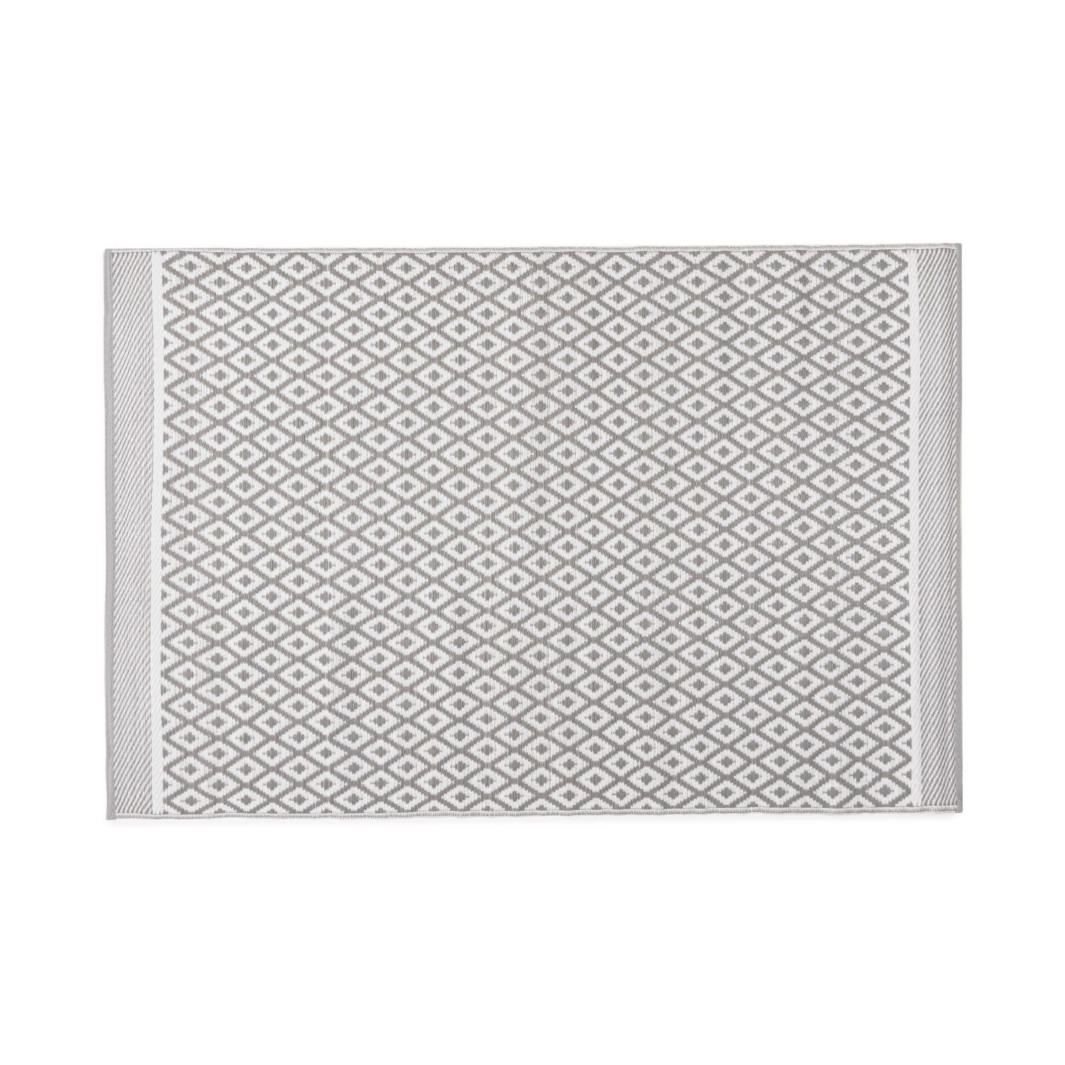 Diamond Grey Outdoor Mat 120x180cm