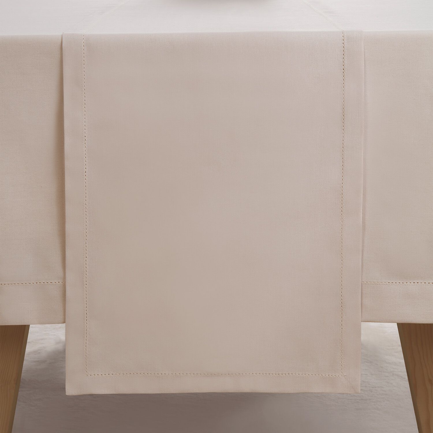 Dobby Stitch Grey 229x36cm Table Runner