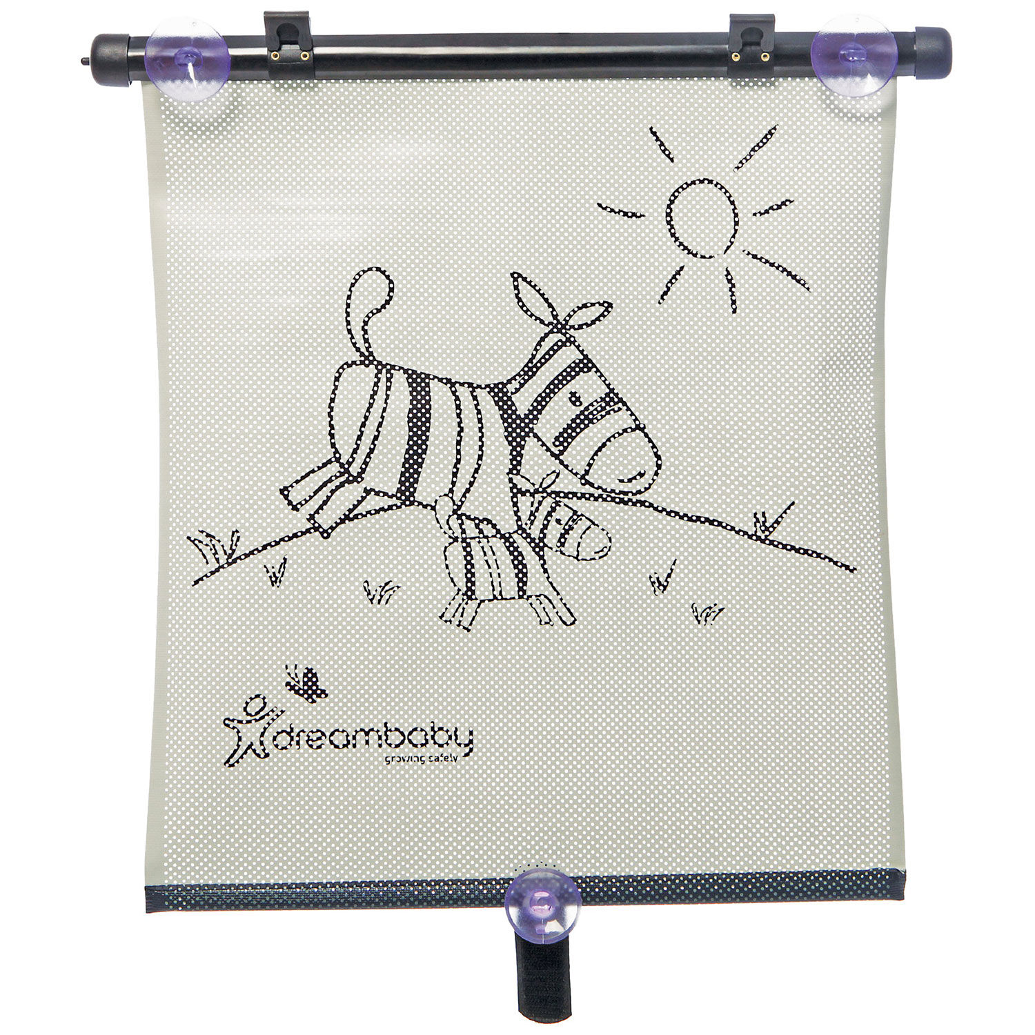 Dreambaby Double Sided Zebra Car Window Shade