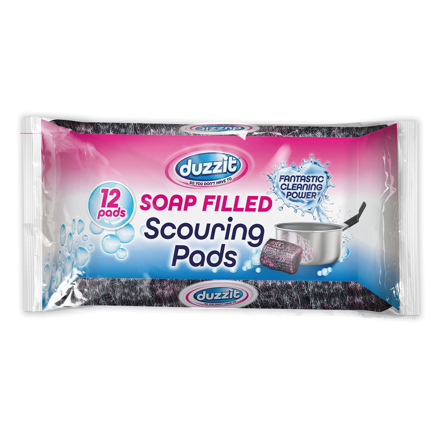 Duzzit 12 Soap Filled Scourers