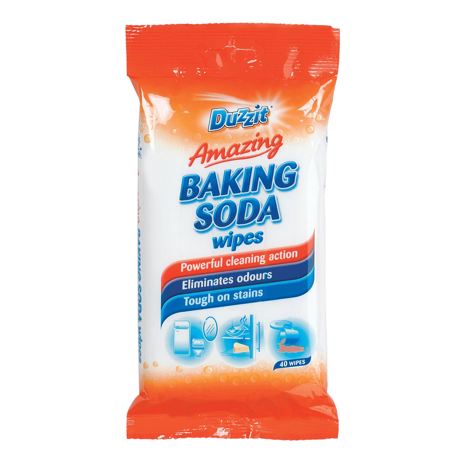 Duzzit Amazing Baking Soda 40 Wipes