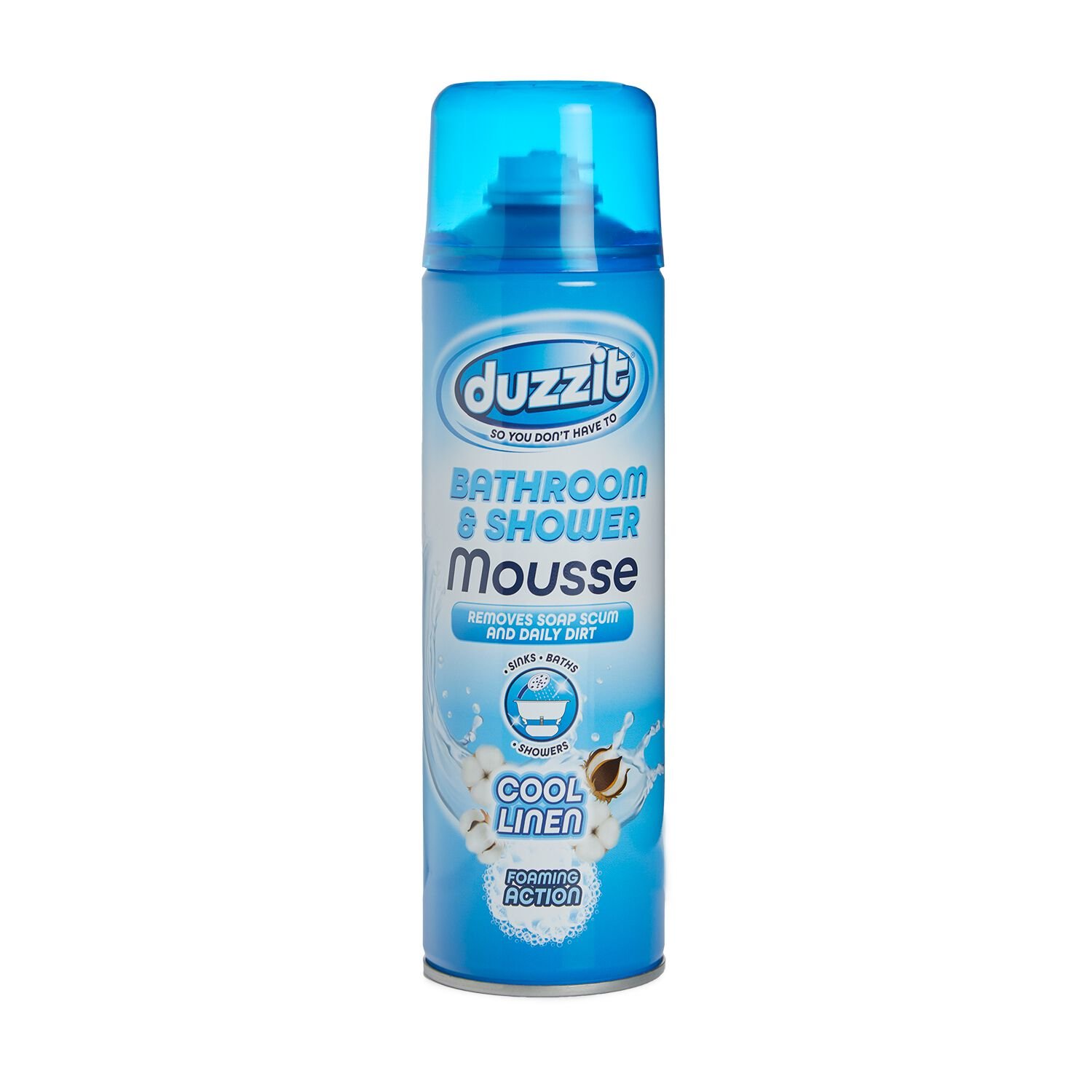 Duzzit Bathroom & Shower Mousse - Cool Linen