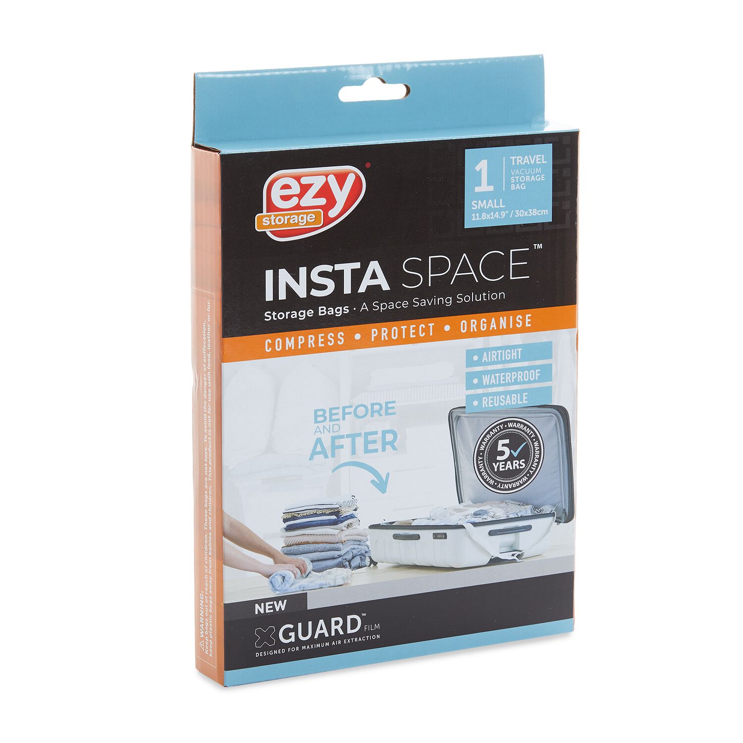 EZY STORAGE INSTA SPACE TRAVEL SMALL VAC Bag