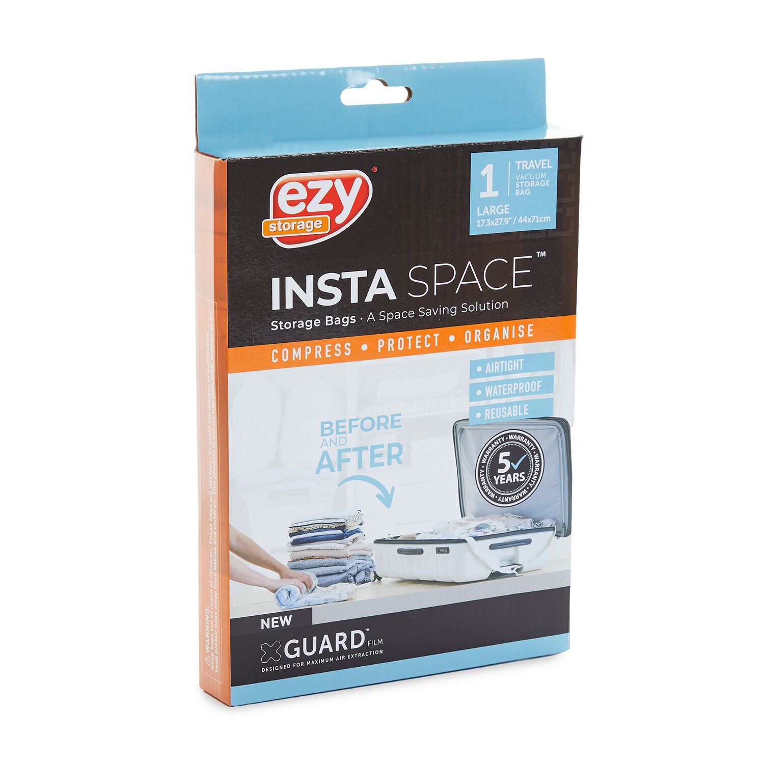 EZY STORAGE INSTA SPACE TRAVEL LARGE VAC Bag