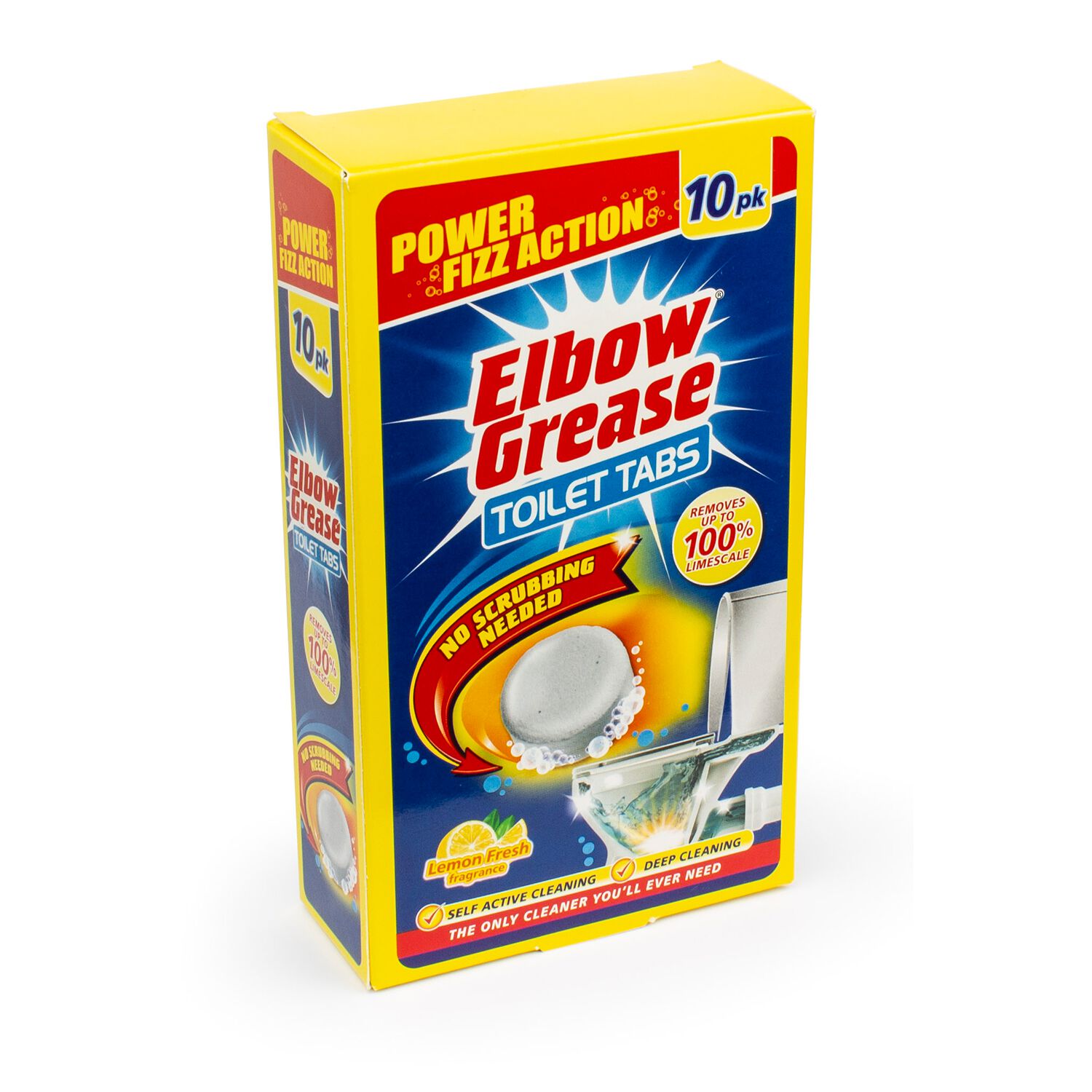 Elbow Grease 10 Toilet Tablets Lemon