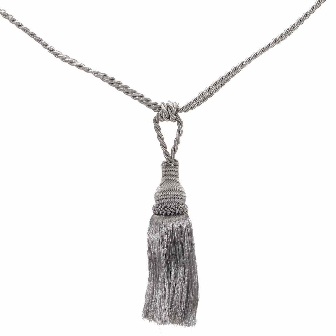 Elegance Medium Rope Silver Tieback