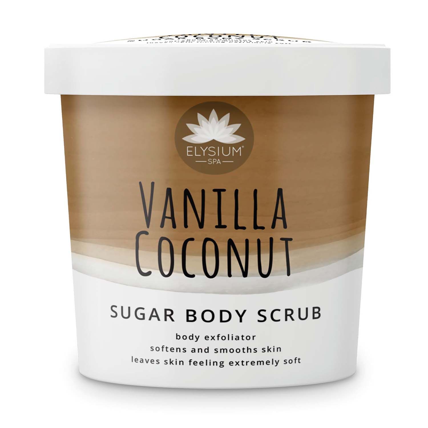 Elysium Spa Vanilla Coconut Sugar Body Scrub 200g