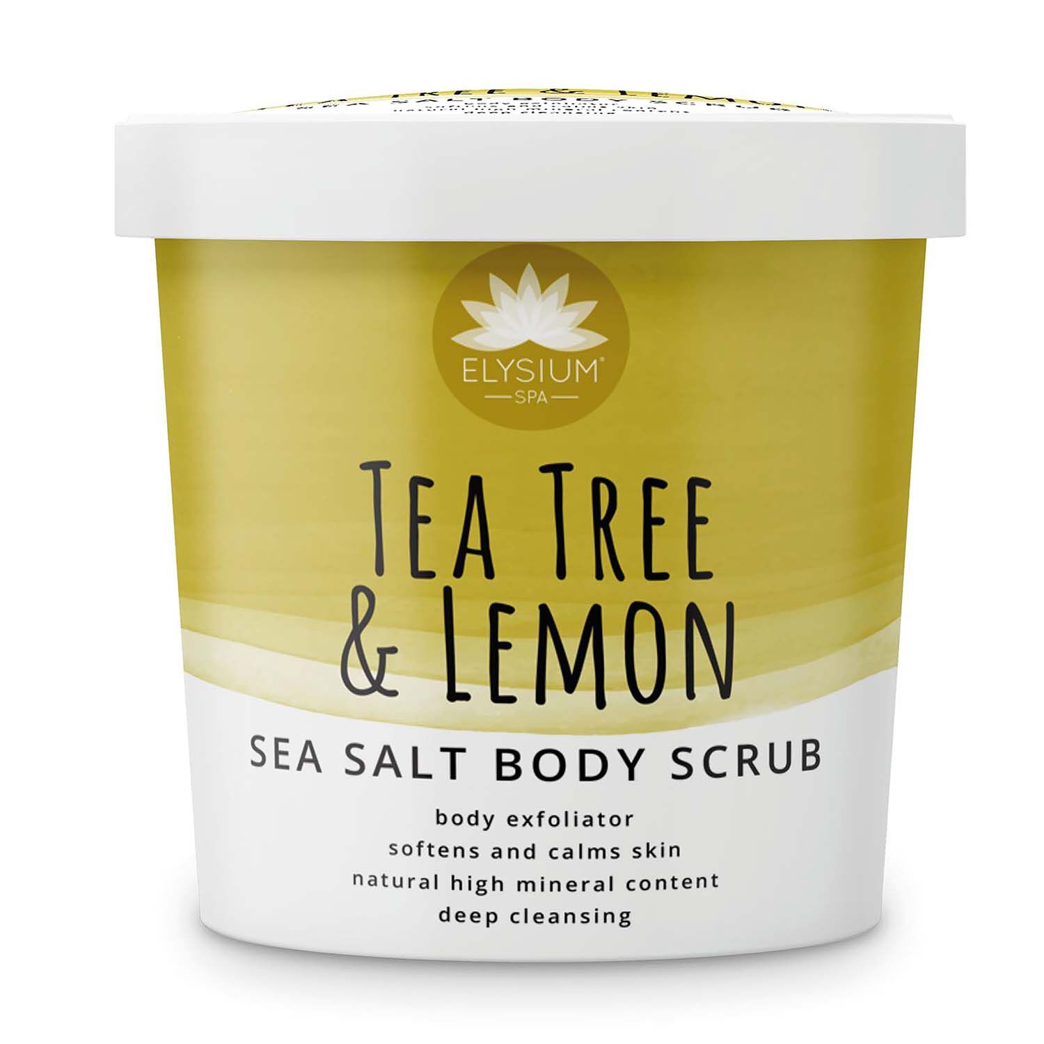 Elysium Tea Tree, Lemon & Sea Salt Scrub 200g