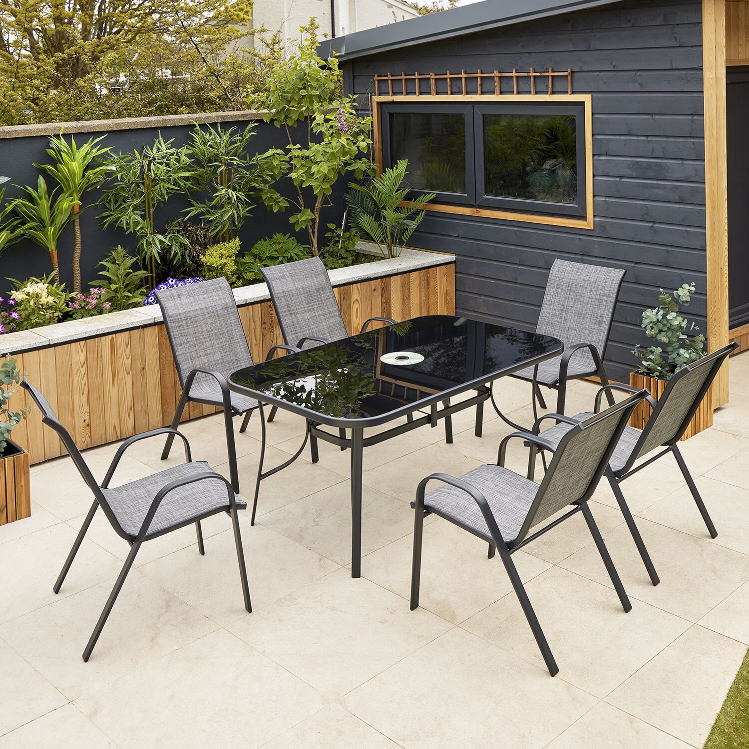 Emilia Garden Furniture Set 7 Piece