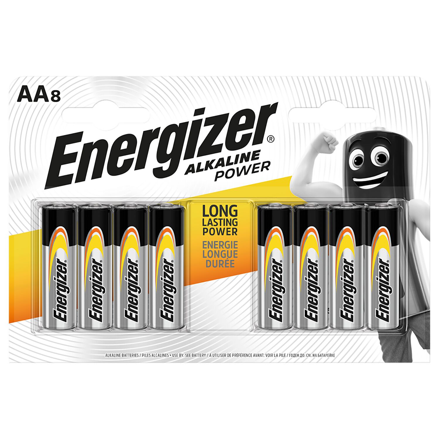 Energizer Alkaline Power AA Batteries - 8 Pack