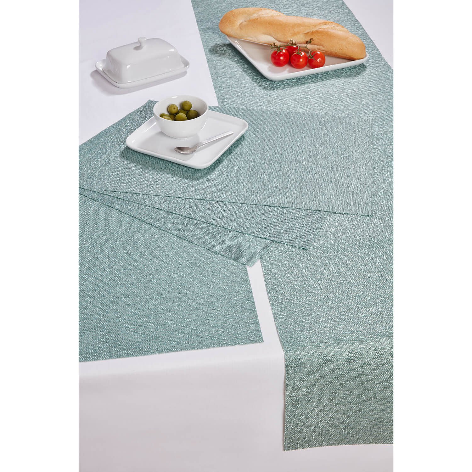 Entwine Table Runner - Mint