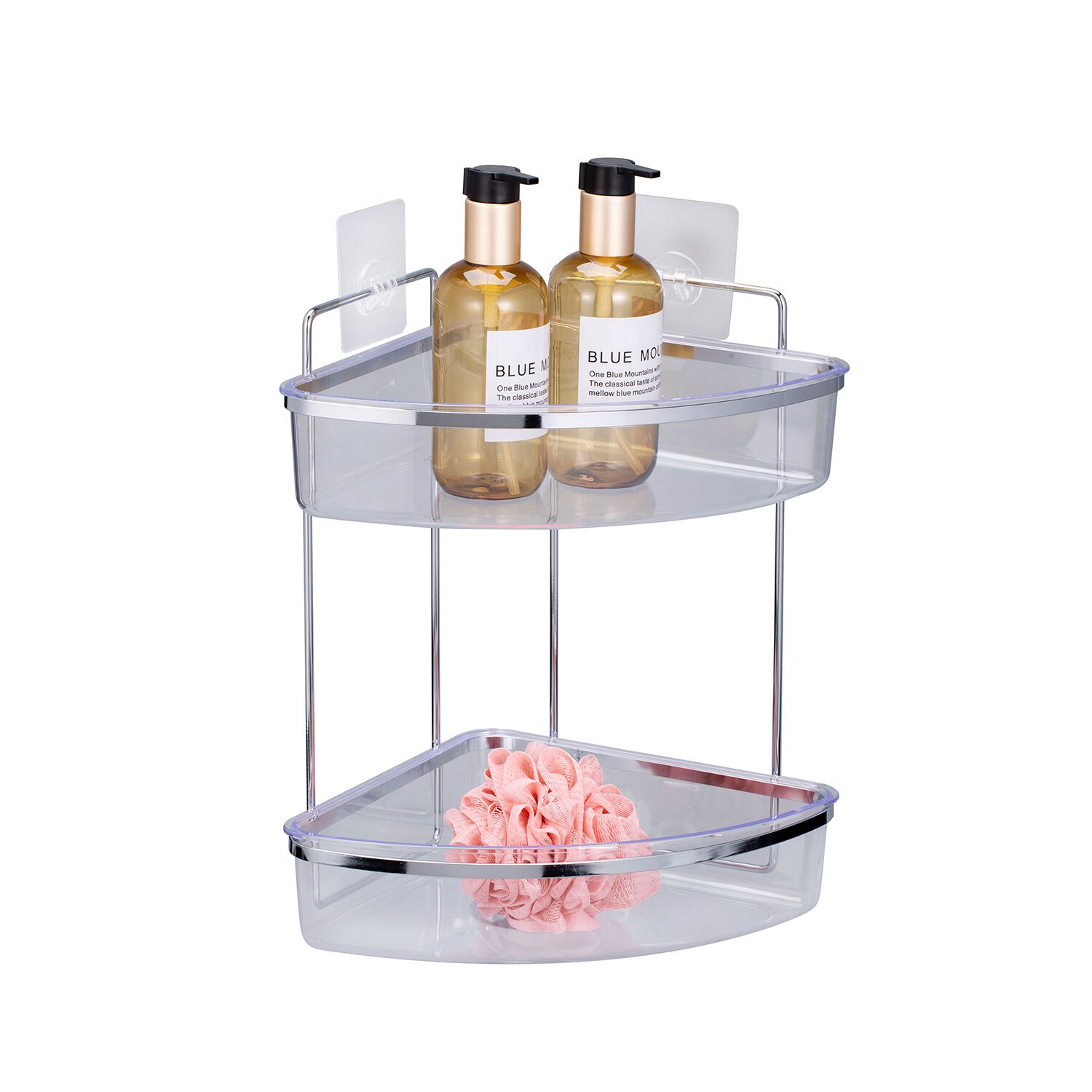 Espelho 2 Tier Bathroom Corner Shower Caddy