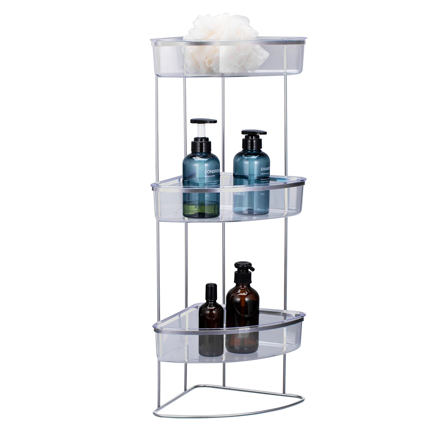 Espelho 3 Tier Free Standing Corner Caddy