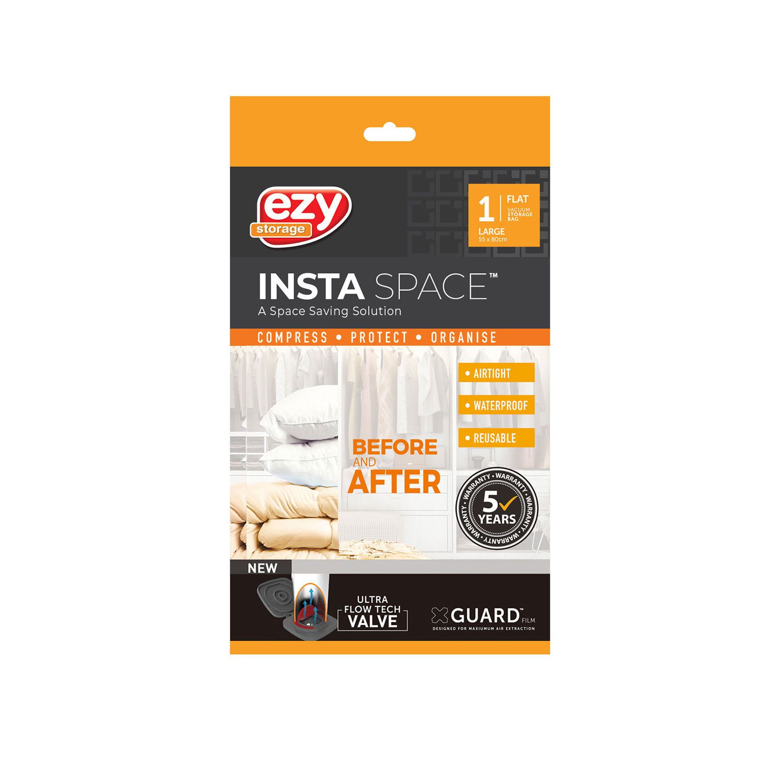 Ezy Storage Insta Space Vacuum Bag- Large