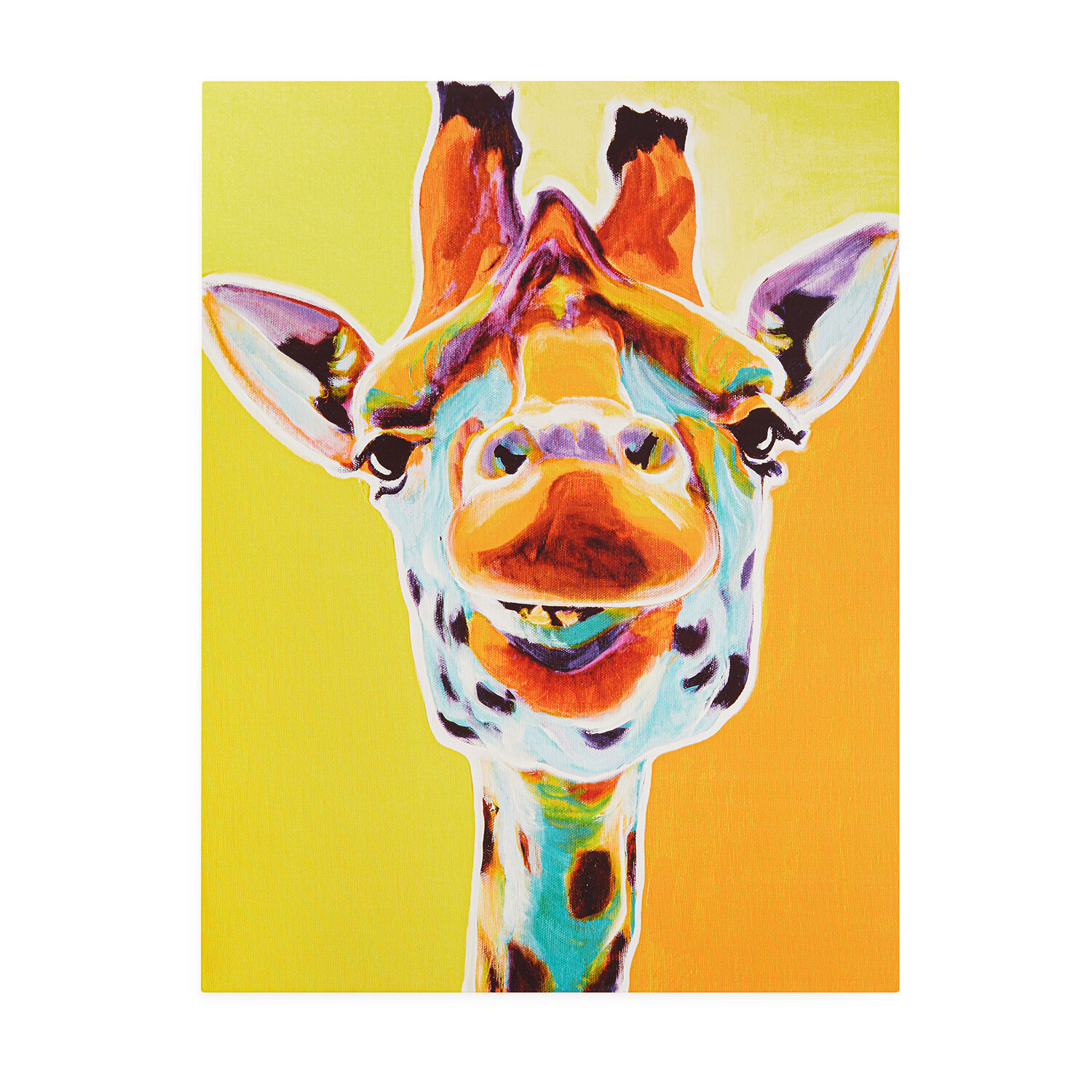 Funky Giraffe Canvas