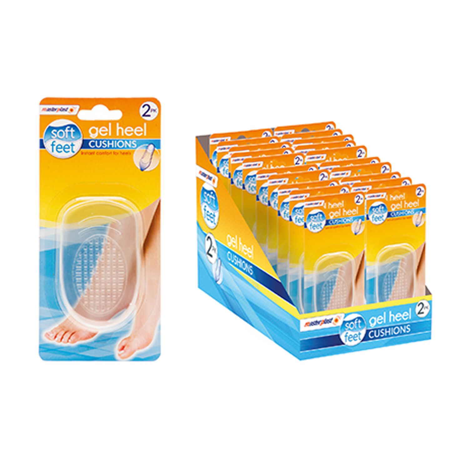 Gel Heel Cushions 2 Pack