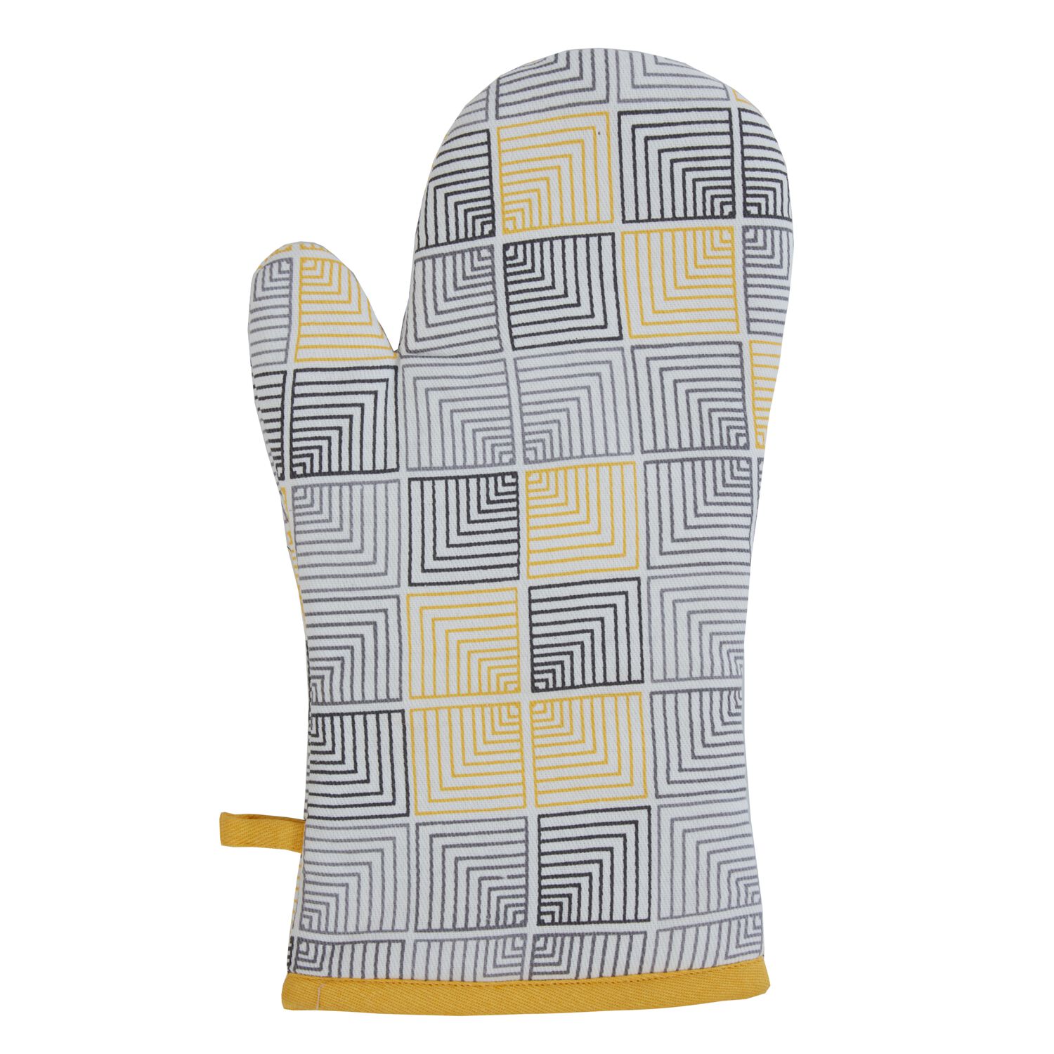 Geo Squares Single Oven Glove