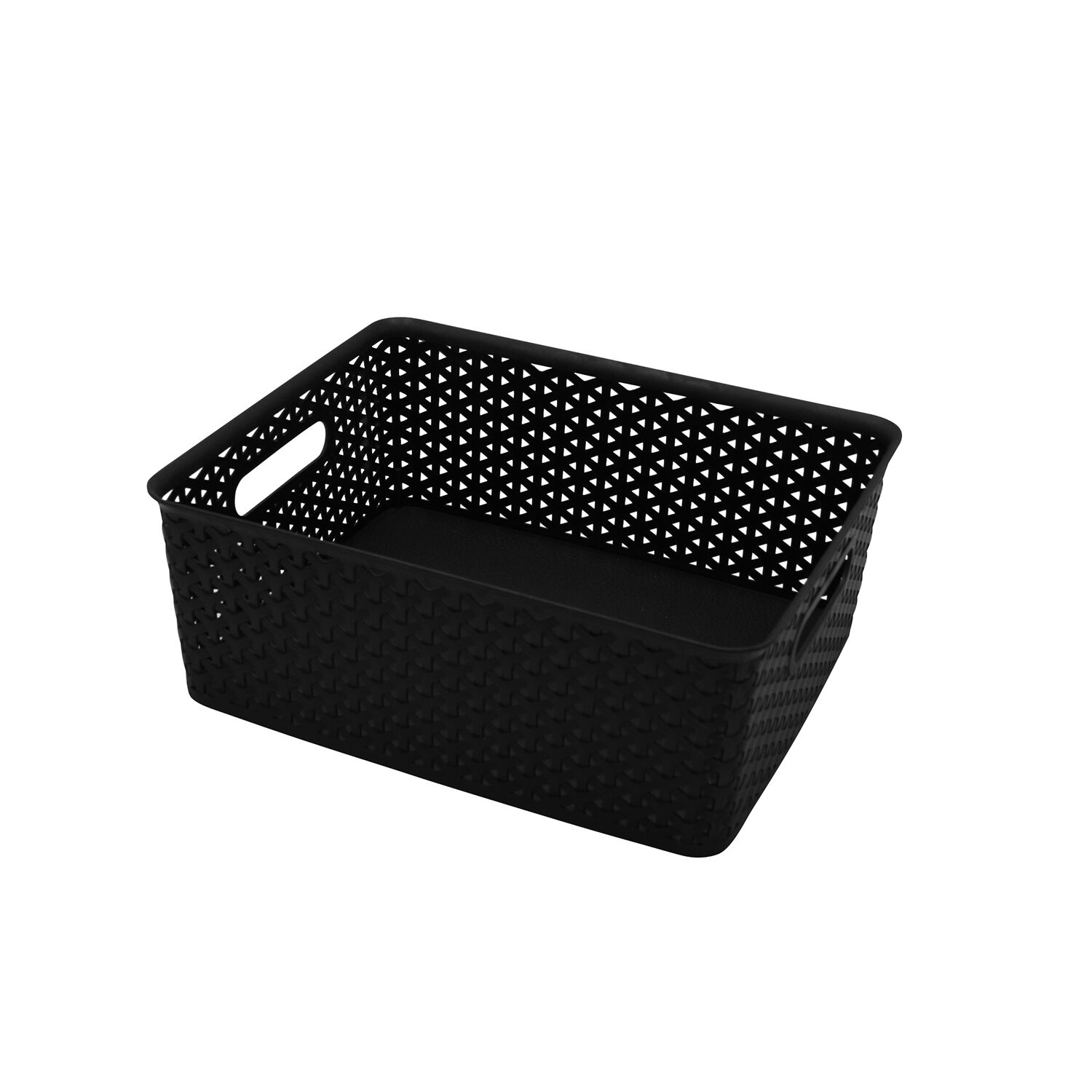 Geometric Storage Basket 14.5L - Black