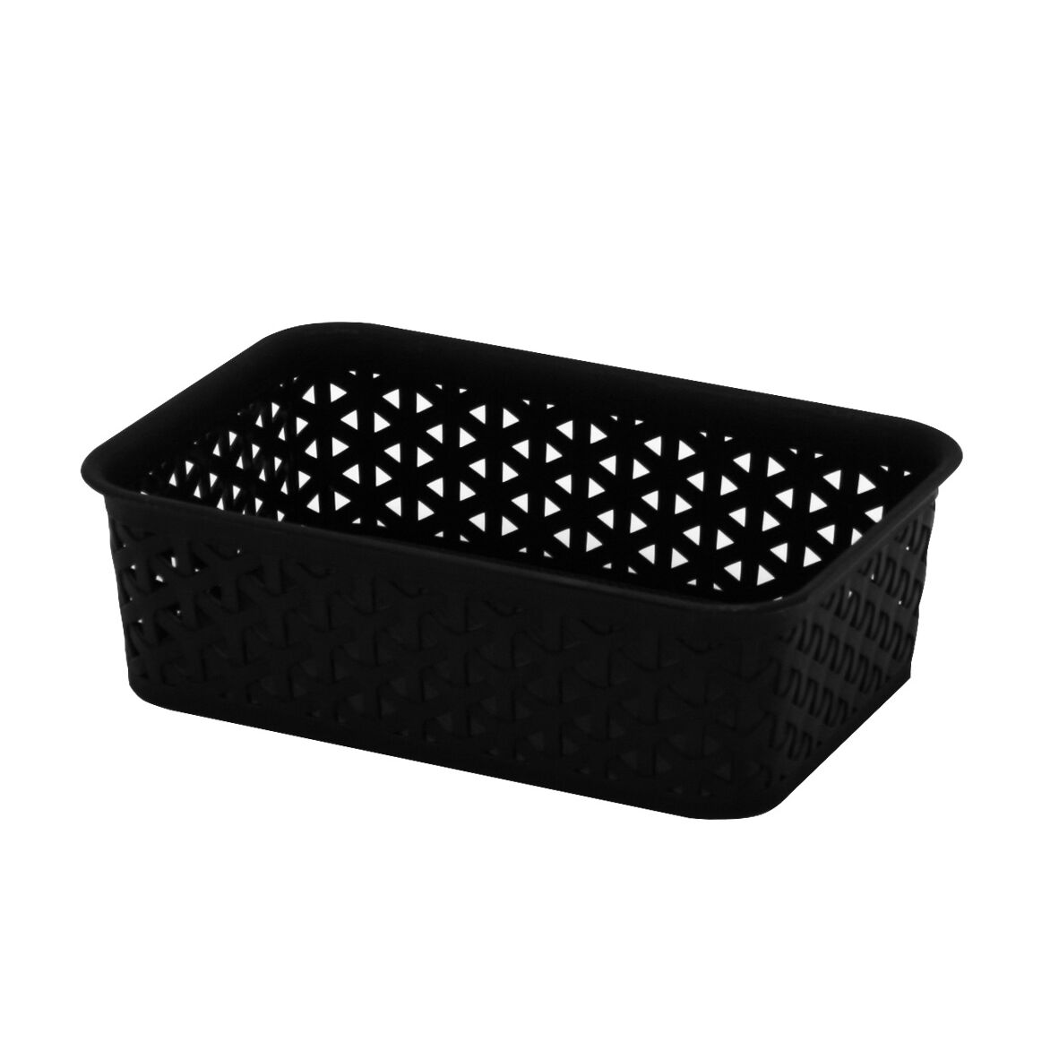 Geometric Storage Basket 1.5L - Black
