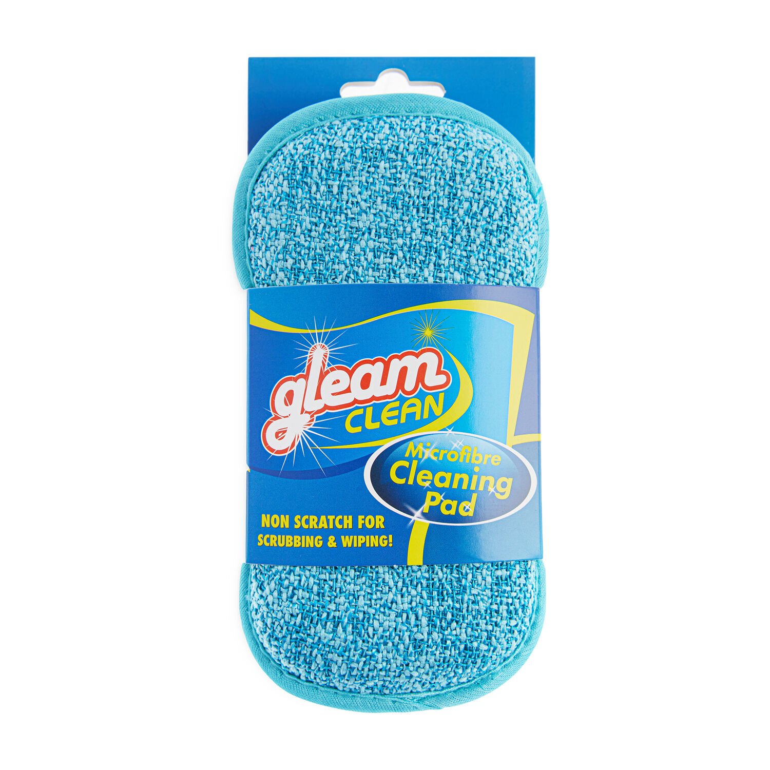 Gleam Clean Microfibre Cleaning Pad - Blue