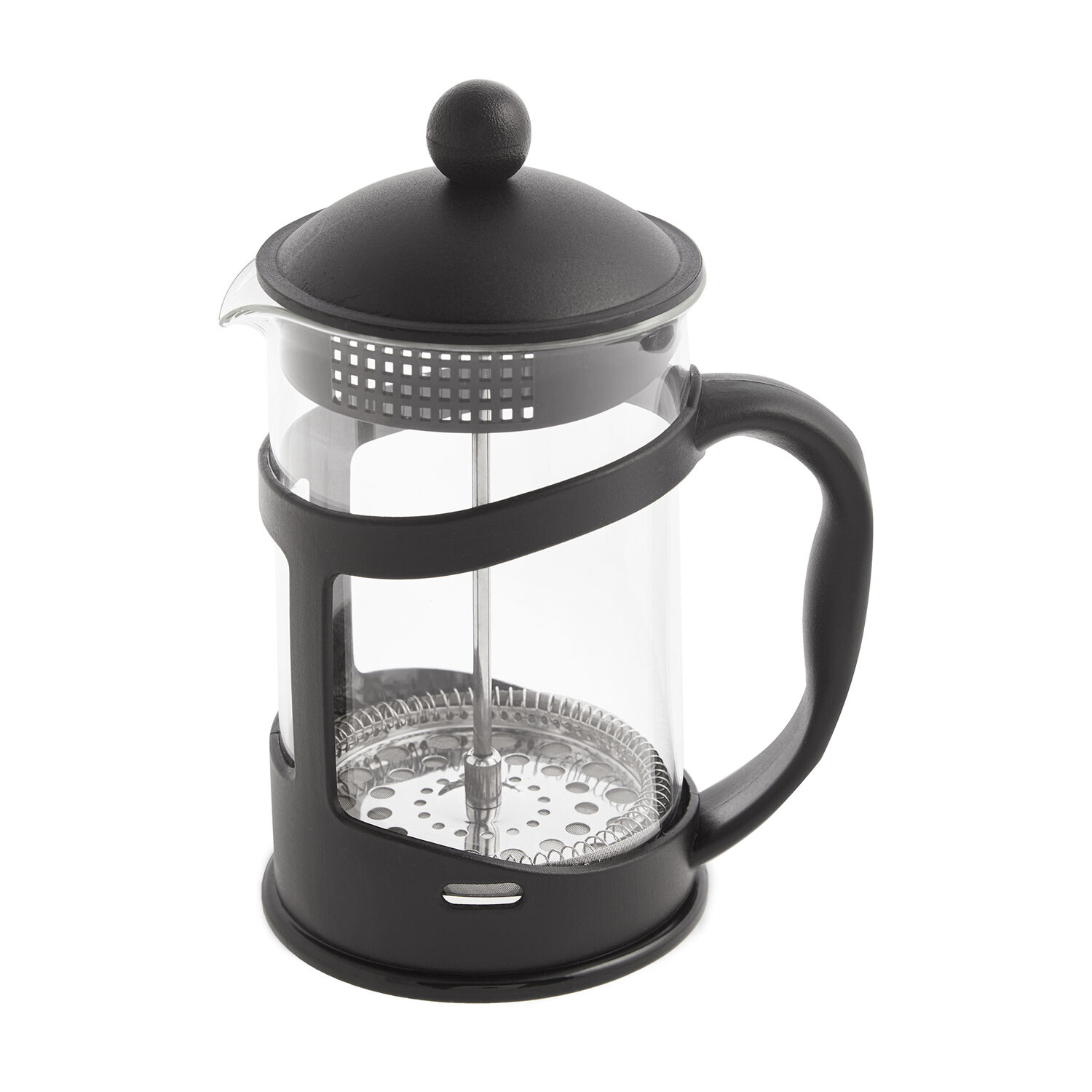 Glona Glass Cafetiere French Press 800ml - Black