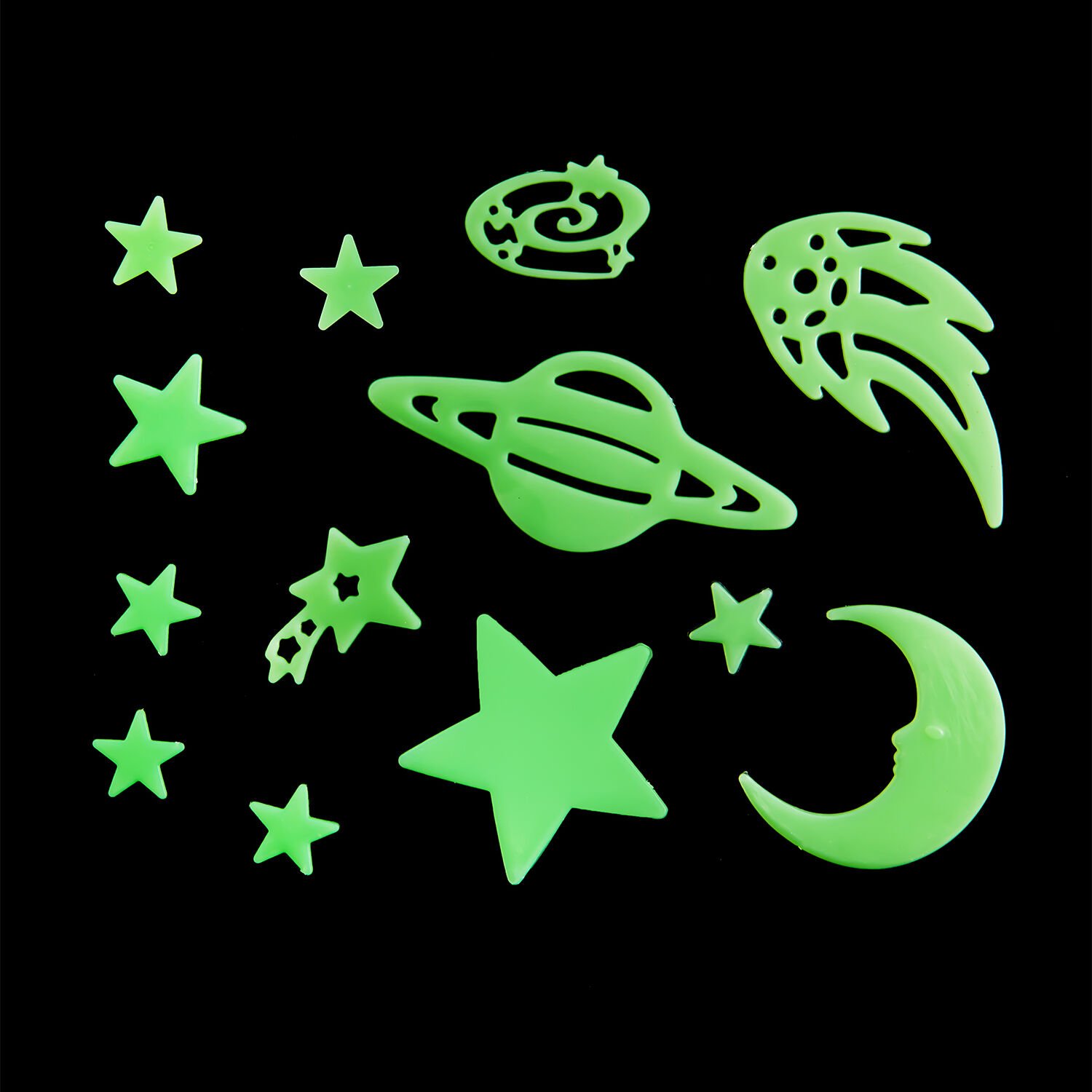 Glow in the Dark Galaxy Stick-ons