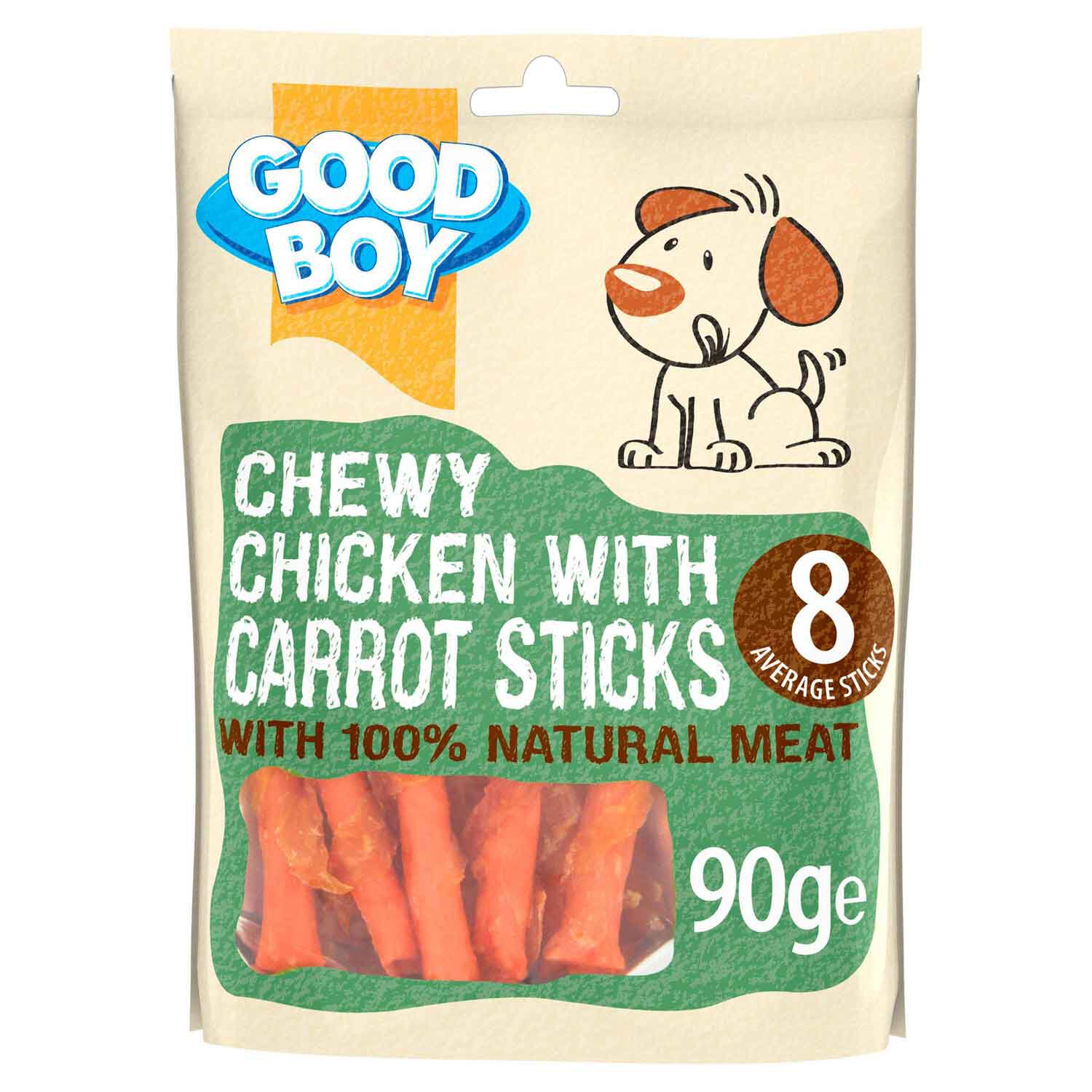 Good Boy Chicken & Carrot Sticks 90g