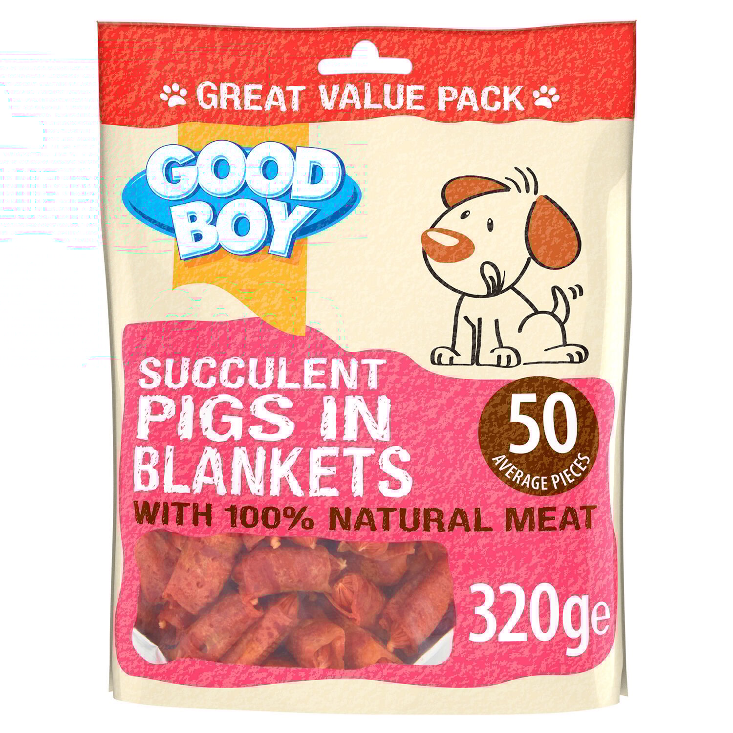 Good Boy Succulent Pigs in Blankets 320g