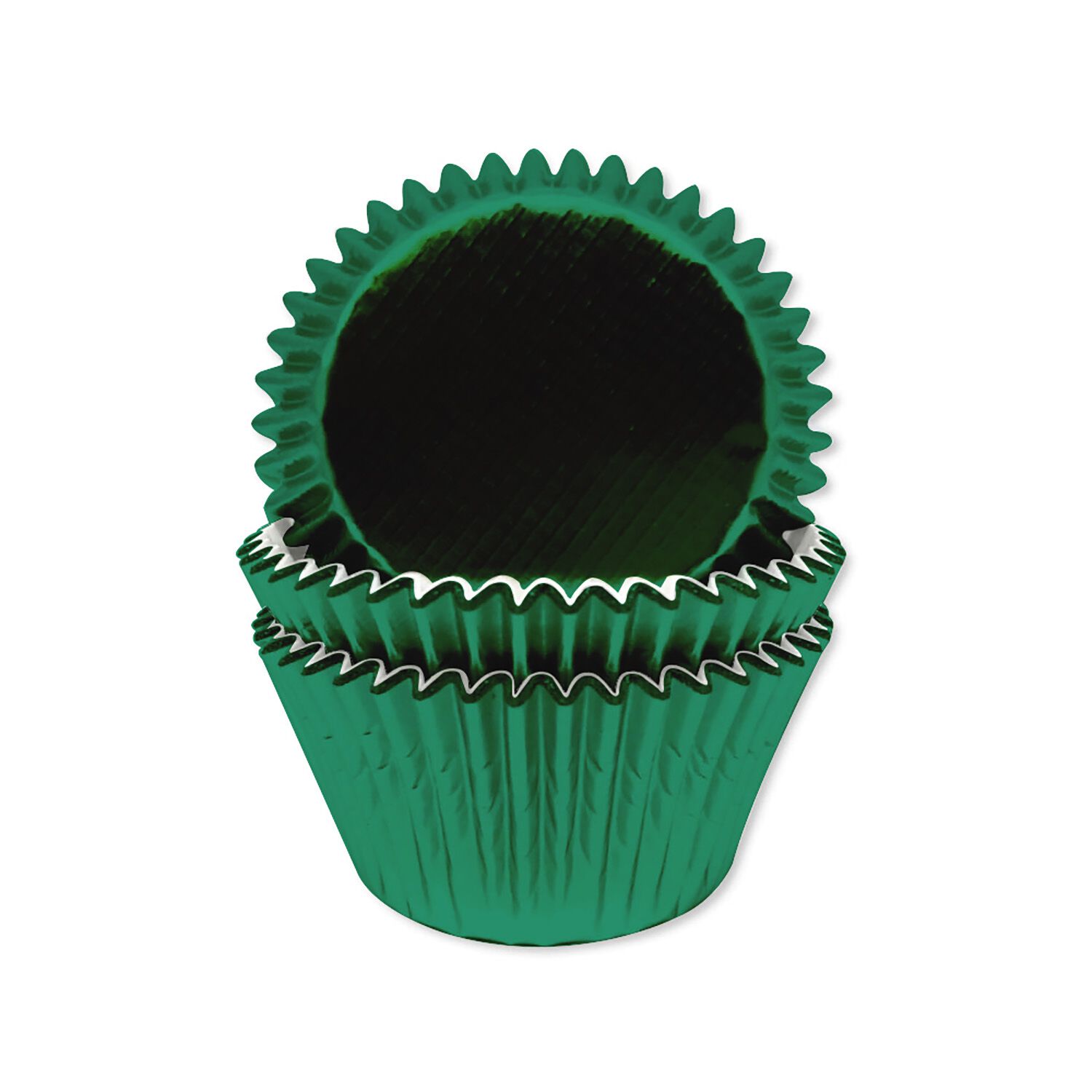 Green Foil 45 Cupcake Cases
