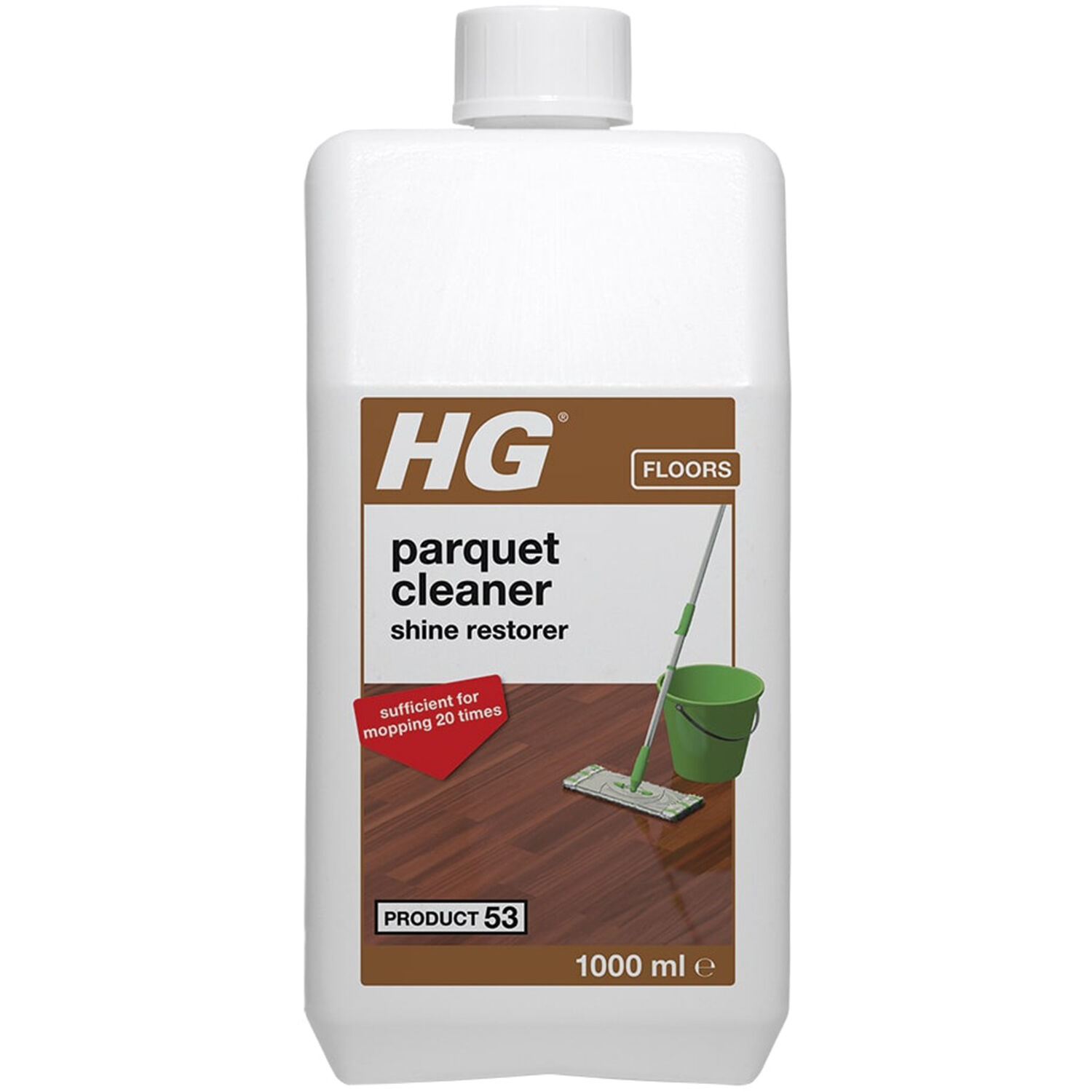 HG Parquet & Wooden Floor Cleaner 1L