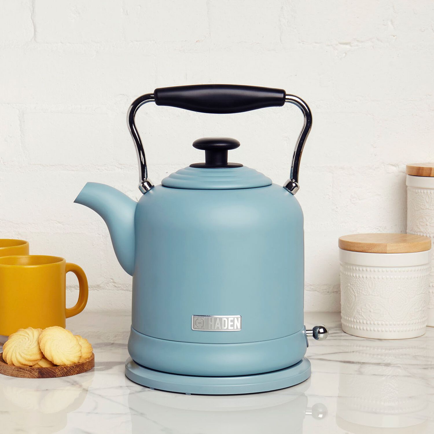 Haden Highclere 1.7L 3KW Rapid Boil Blue Kettle