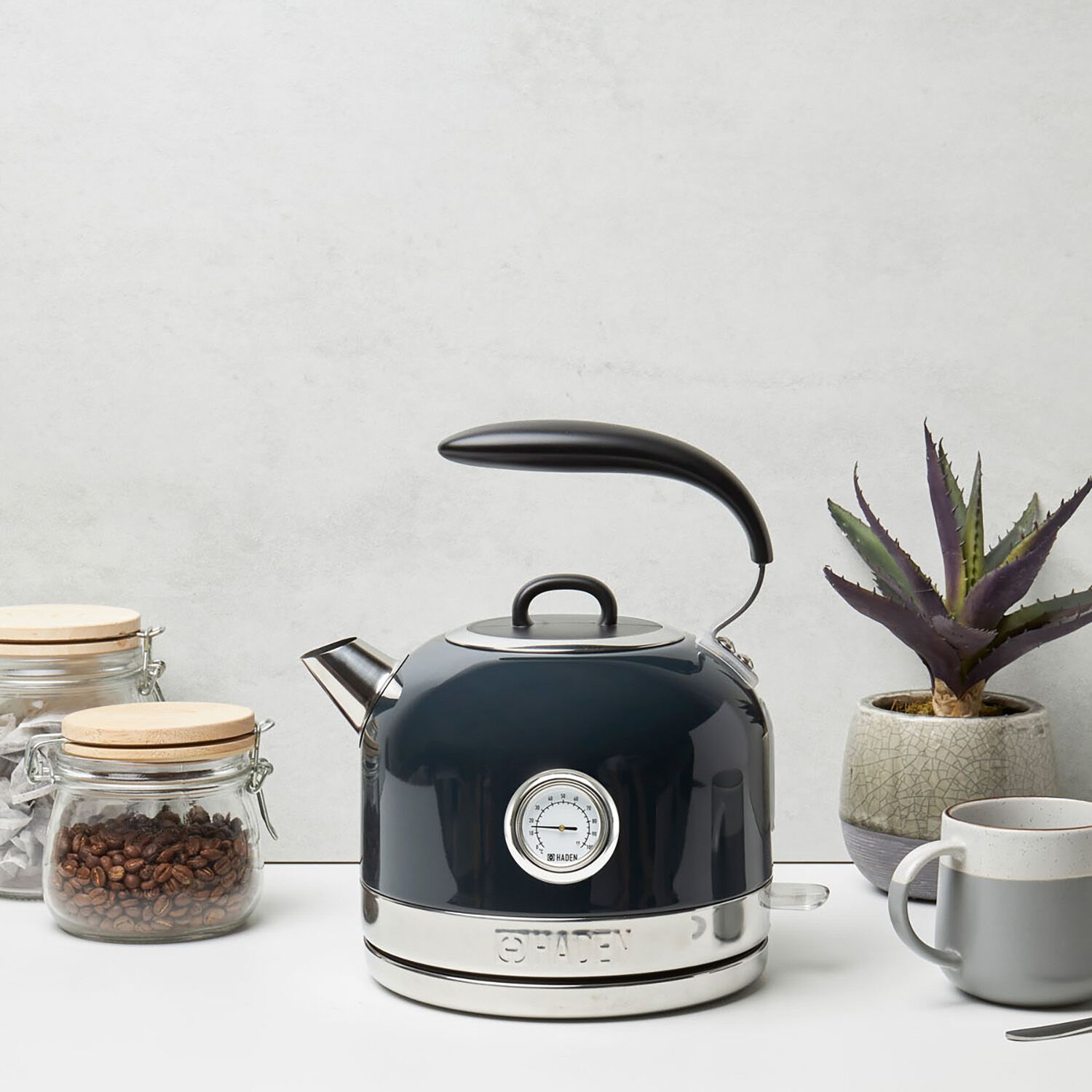 Haden Jersey 1.5L 3KW Rapid Boil Steel Blue Kettle