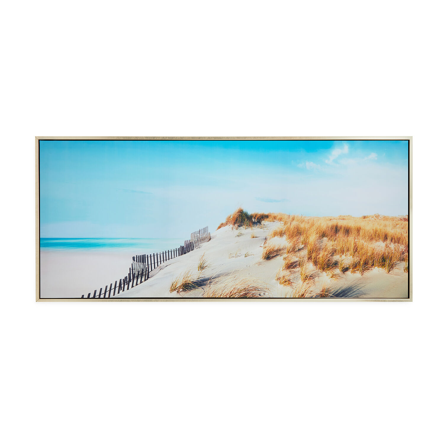 Hampton Dunes Framed Canvas