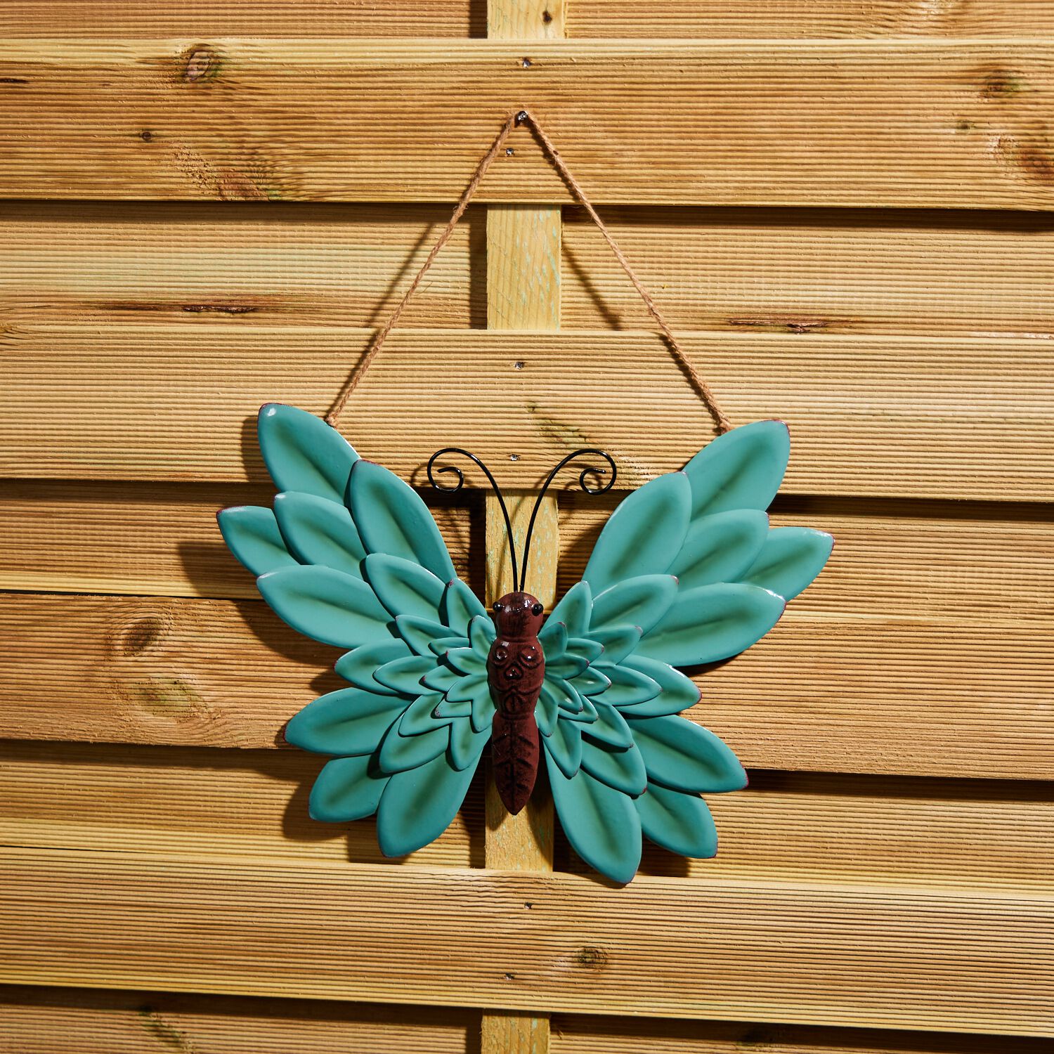 Hanging Butterfly Wall Decoration Green